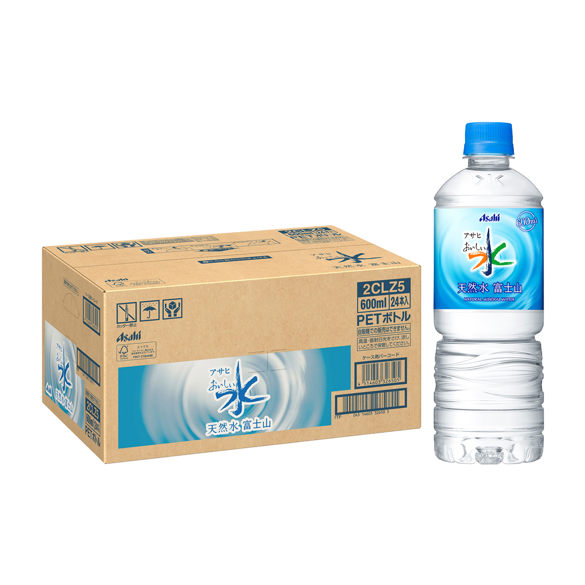 おいしい水　天然水　富士山　（ケース）600ml (24本)