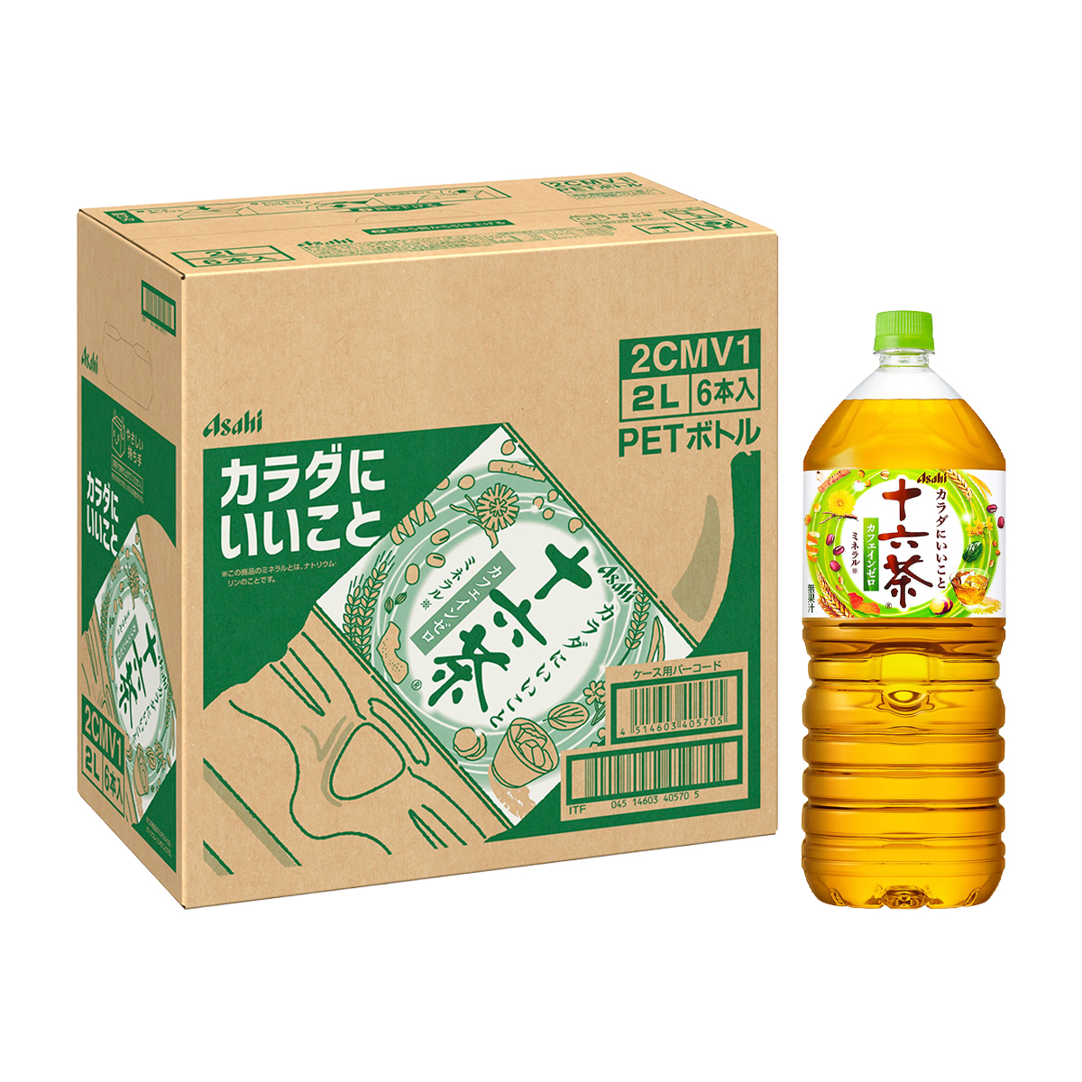 十六茶（ケース）2000ml　(6本)