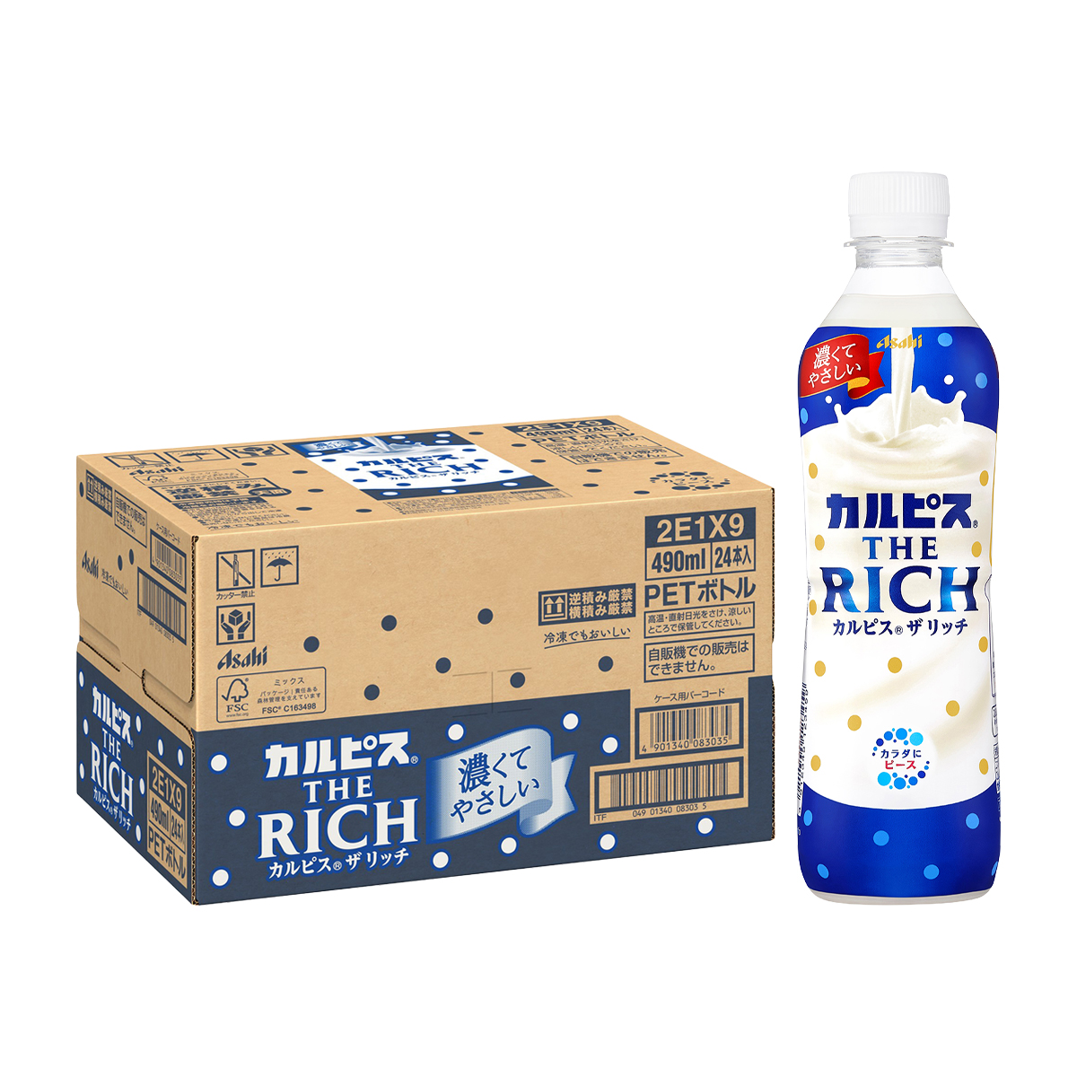 カルピス　ＴＨＥ　ＲＩＣＨ（ケース）490ml (24本)