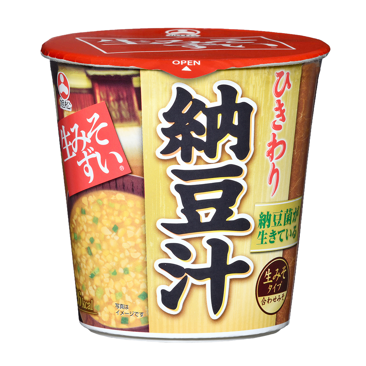 旭松食品　カップ生みそずい　ひきわり納豆汁