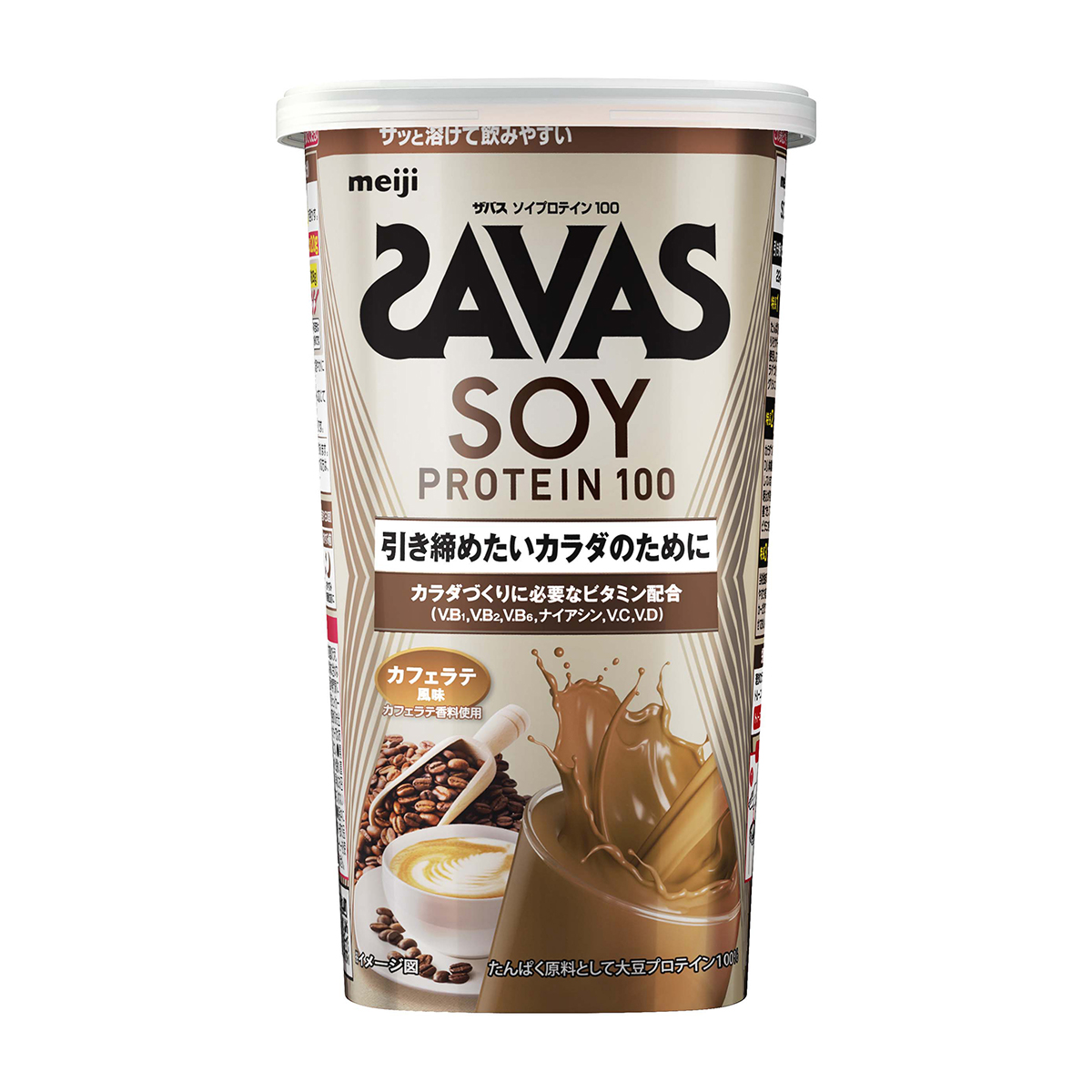 明治　ザバスソイプロテイン100カフェラテ風味224g 261031