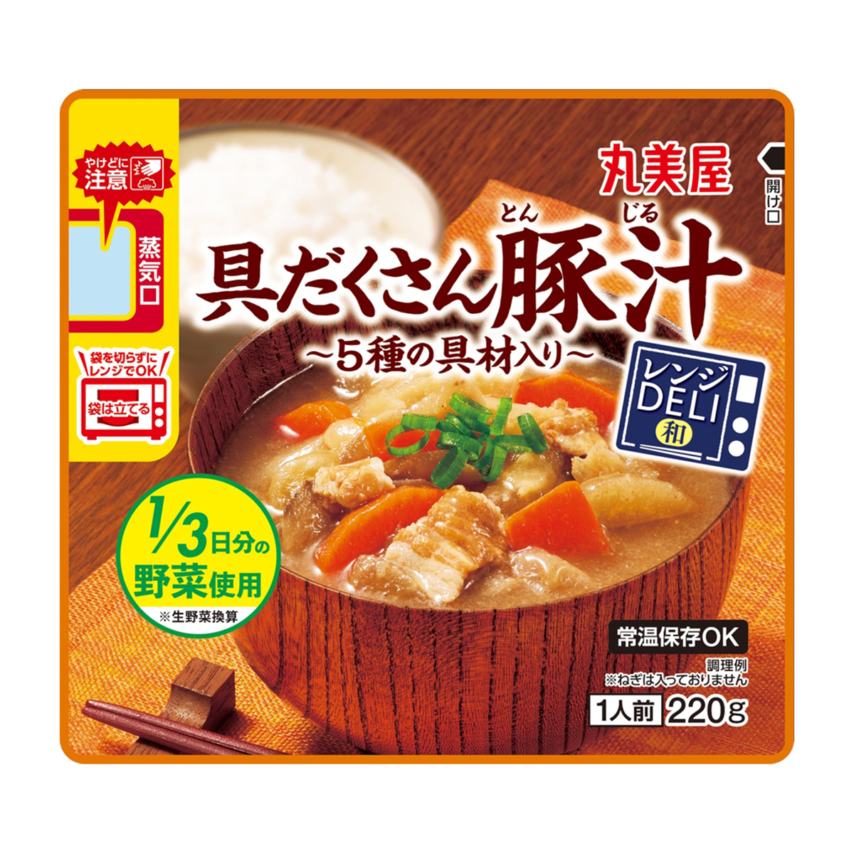 丸美屋食品　レンジＤＥＬＩ　豚汁 260617