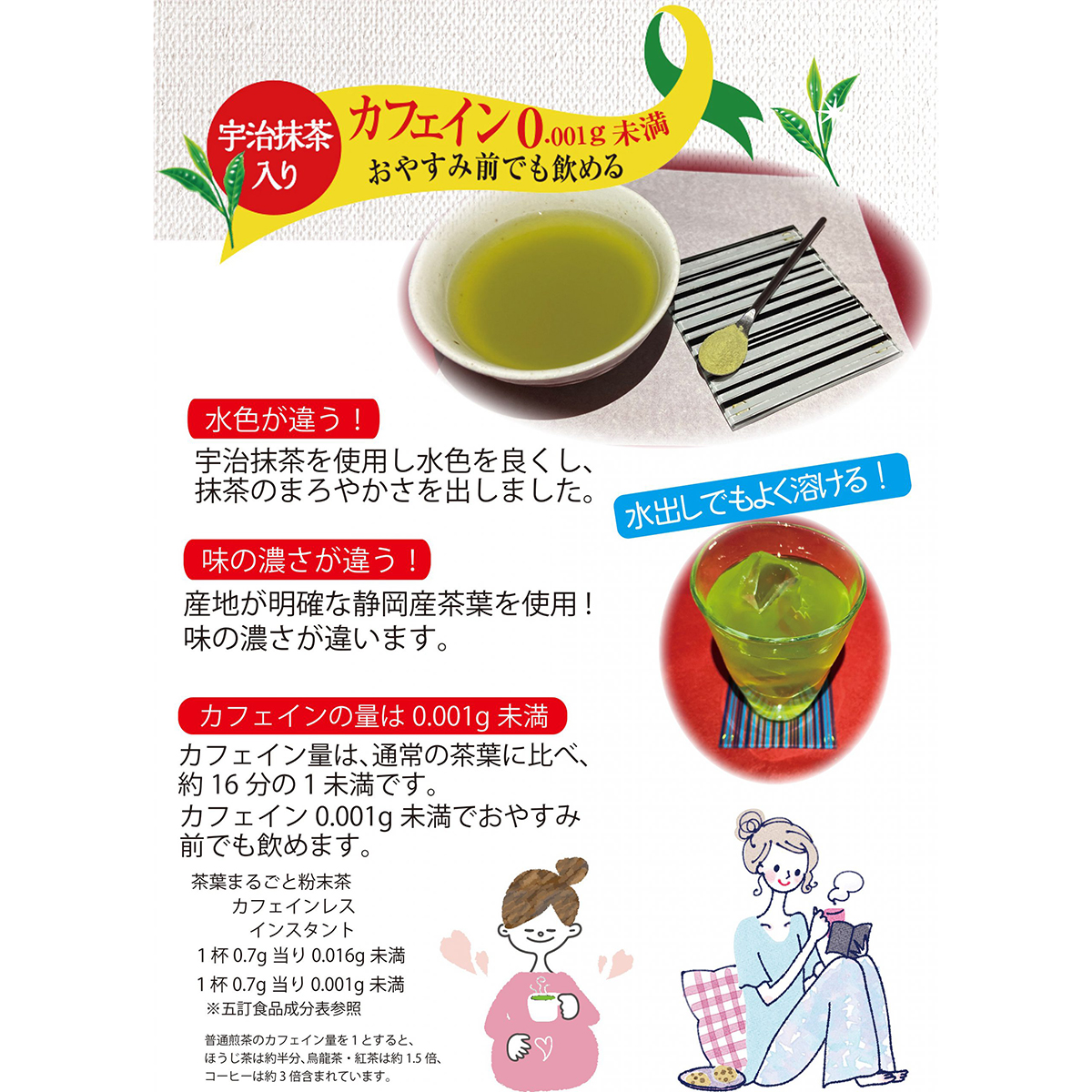 国太楼　おいしいカフェインレス深蒸し茶
