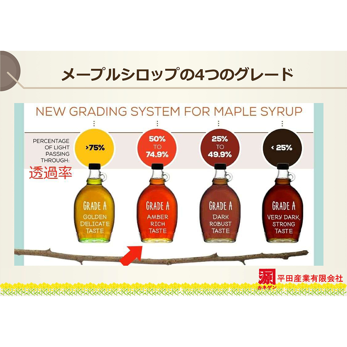 平田産業　ナチュラリーメープルシロップ　２５０ｇ 280625