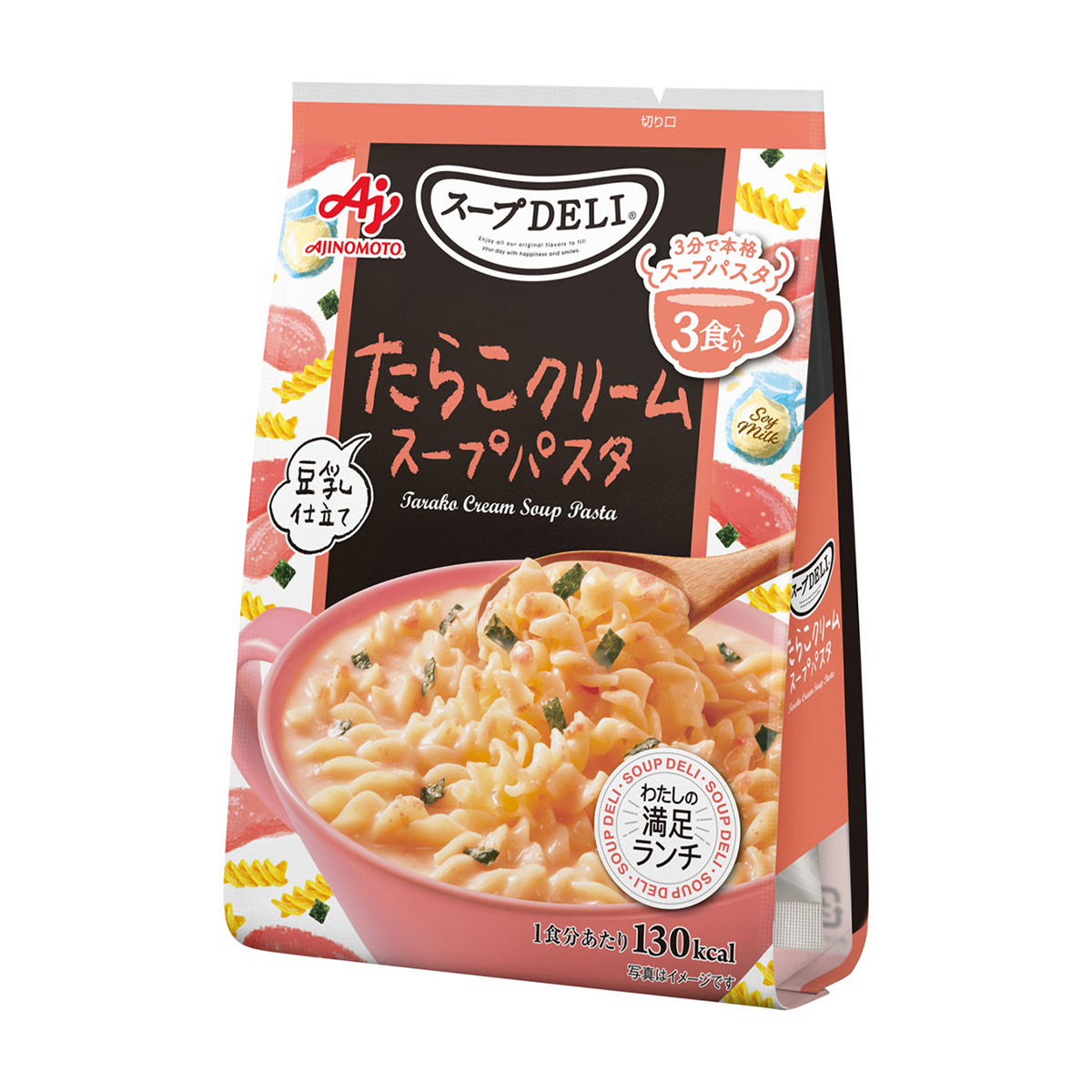 味の素　スープＤＥＬＩ　たらこクリームスープパスタ　３食　９４．８ｇ 260930