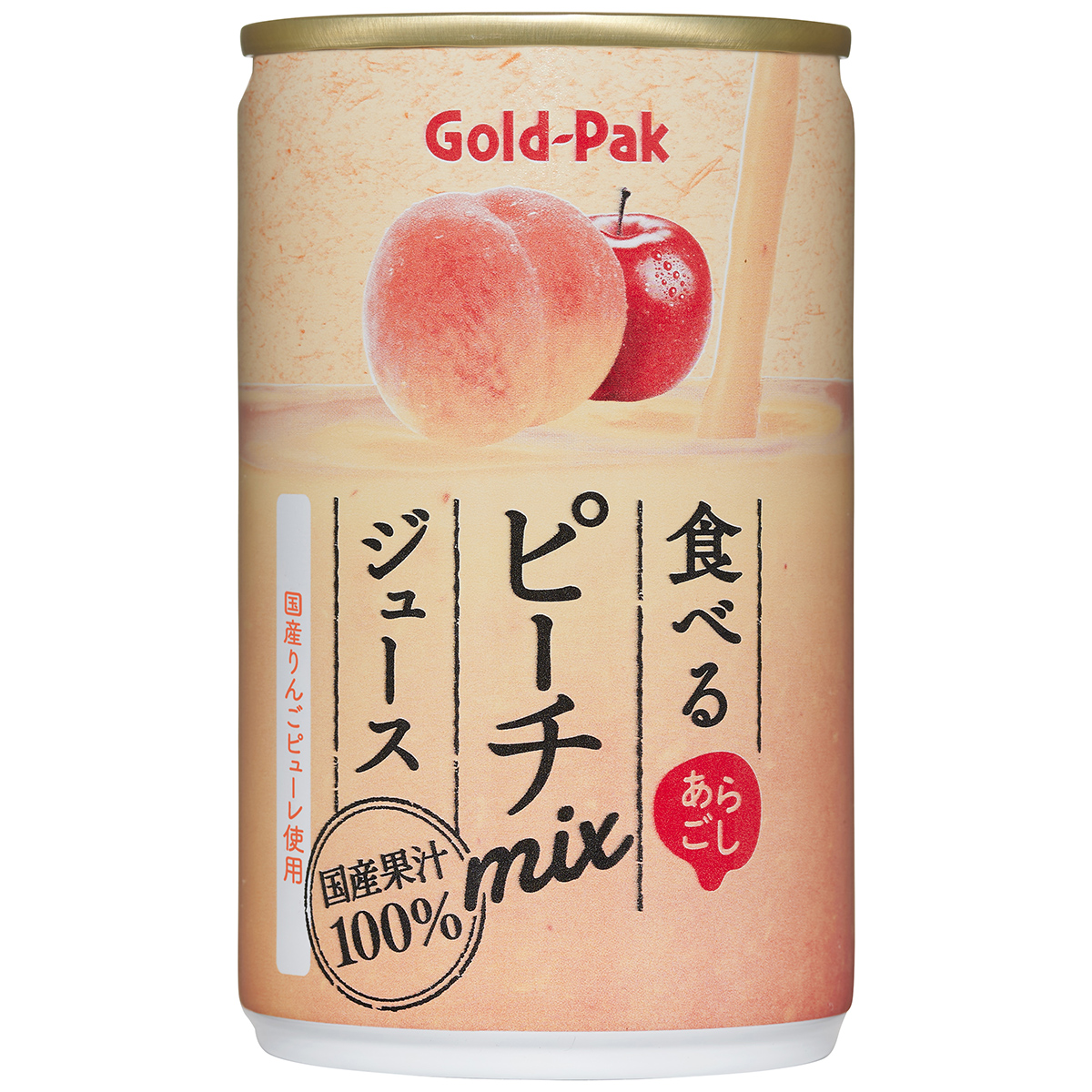 ゴールドパック あらごし食べるピーチMIXジュース 160g【ケース20本】