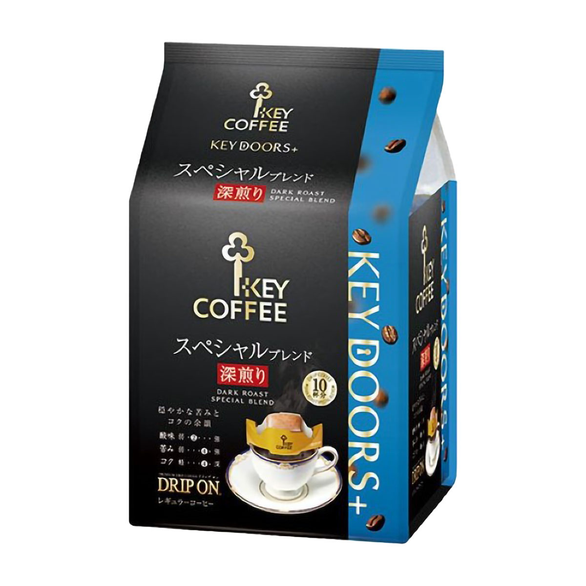 キーコーヒー　ＫＥＹ　ＤＯＯＲＳ＋　ドリップ　オン　スペシャルブレンド深煎り　７．５ｇ×１０ｐ