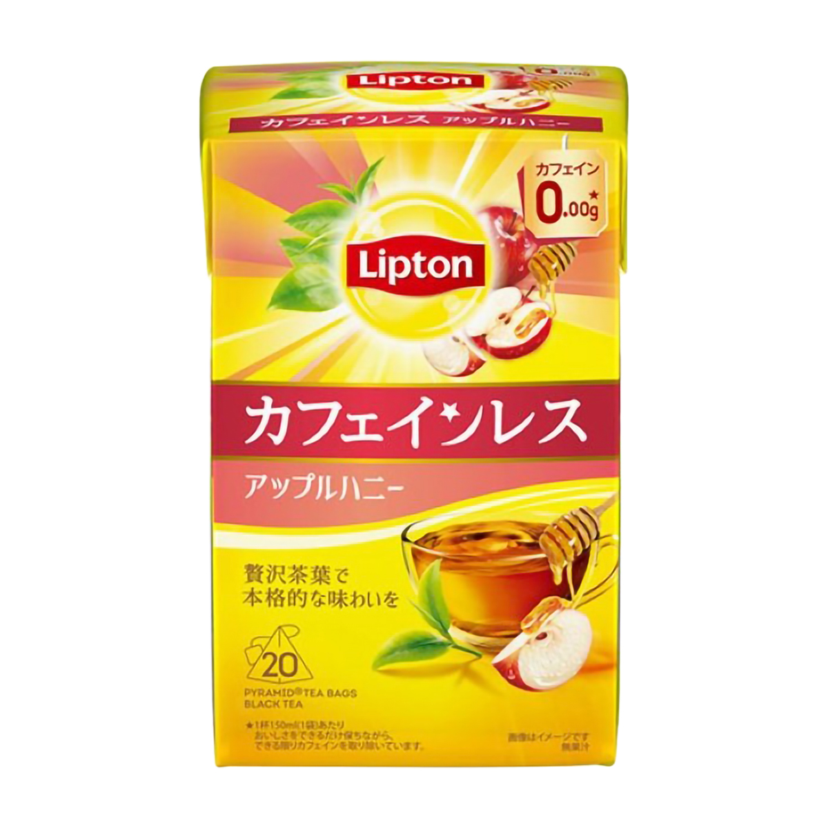 キーコーヒー　リプトン　カフェインレスティー　アップルハニー　２０ｐ