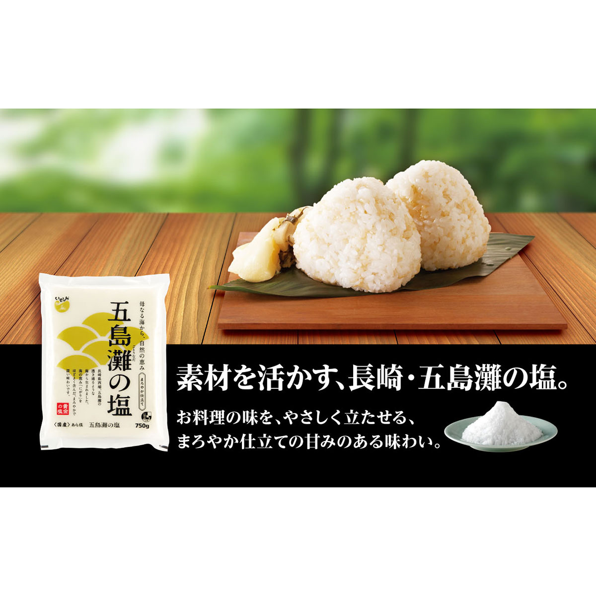 ダイヤソルト まろやか仕立て五島灘の塩 750g