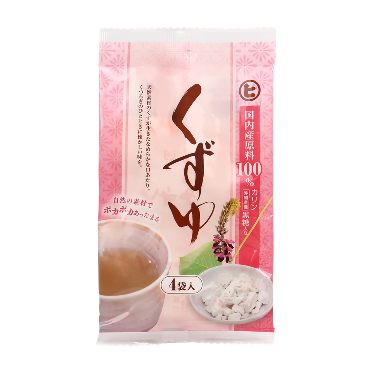 樋口製菓　くず湯　平袋　８０ｇ（２０ｇ×４袋）