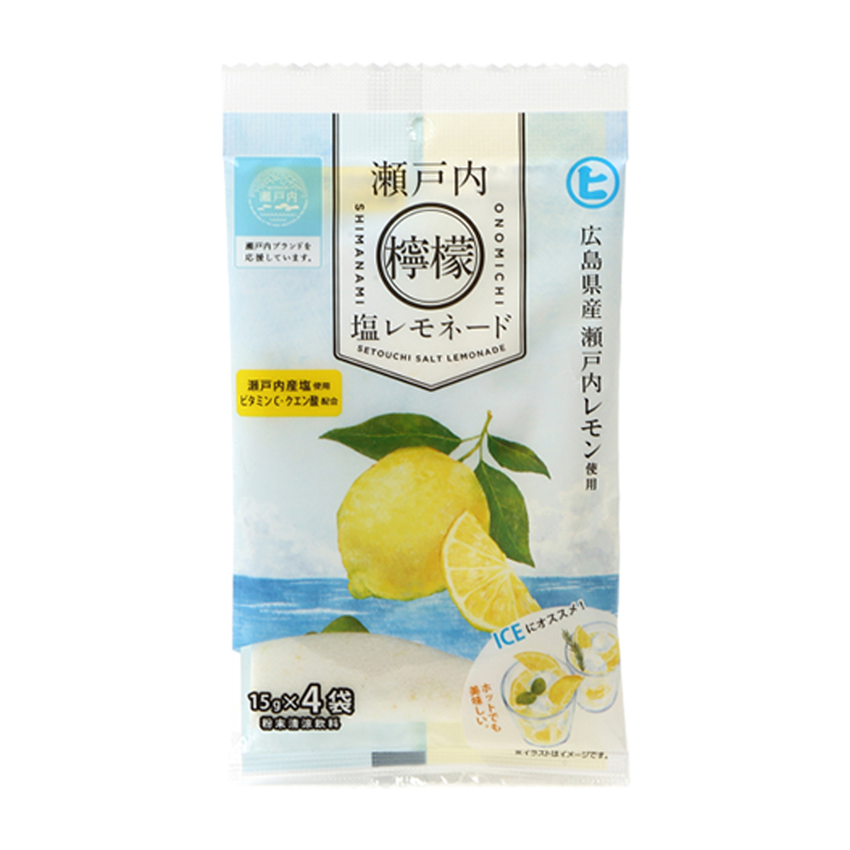 樋口製菓　瀬戸内塩レモネード　６０ｇ（１５ｇｘ４袋）