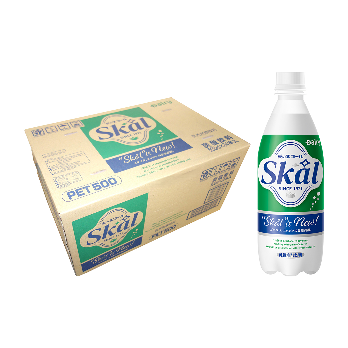 南日本酪農　スコールホワイト　５００ｍｌ　【ケース24本】