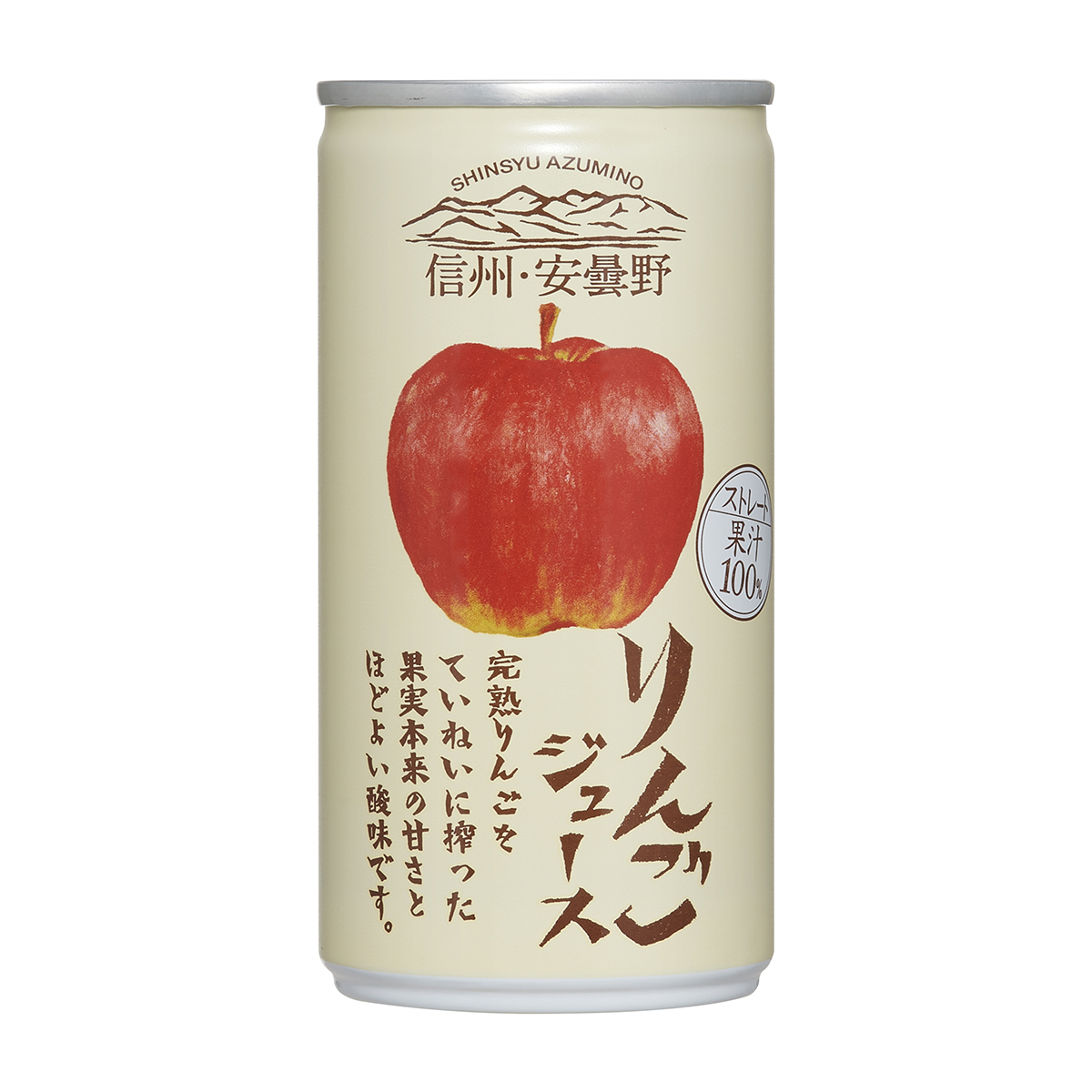 ゴールドパック　信州・安曇野りんごジュース　１９０ｇ