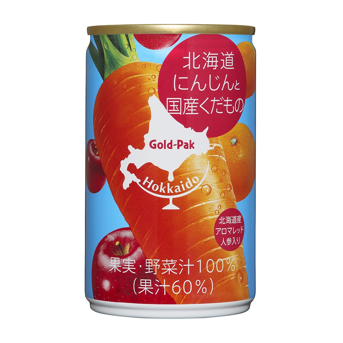 ゴールドパック　北海道にんじんと国産くだもの　１６０ｇ