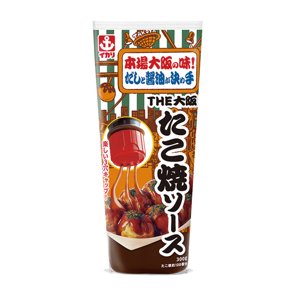 イカリソース　ＴＨＥ大阪たこ焼ソース　３００ｇ