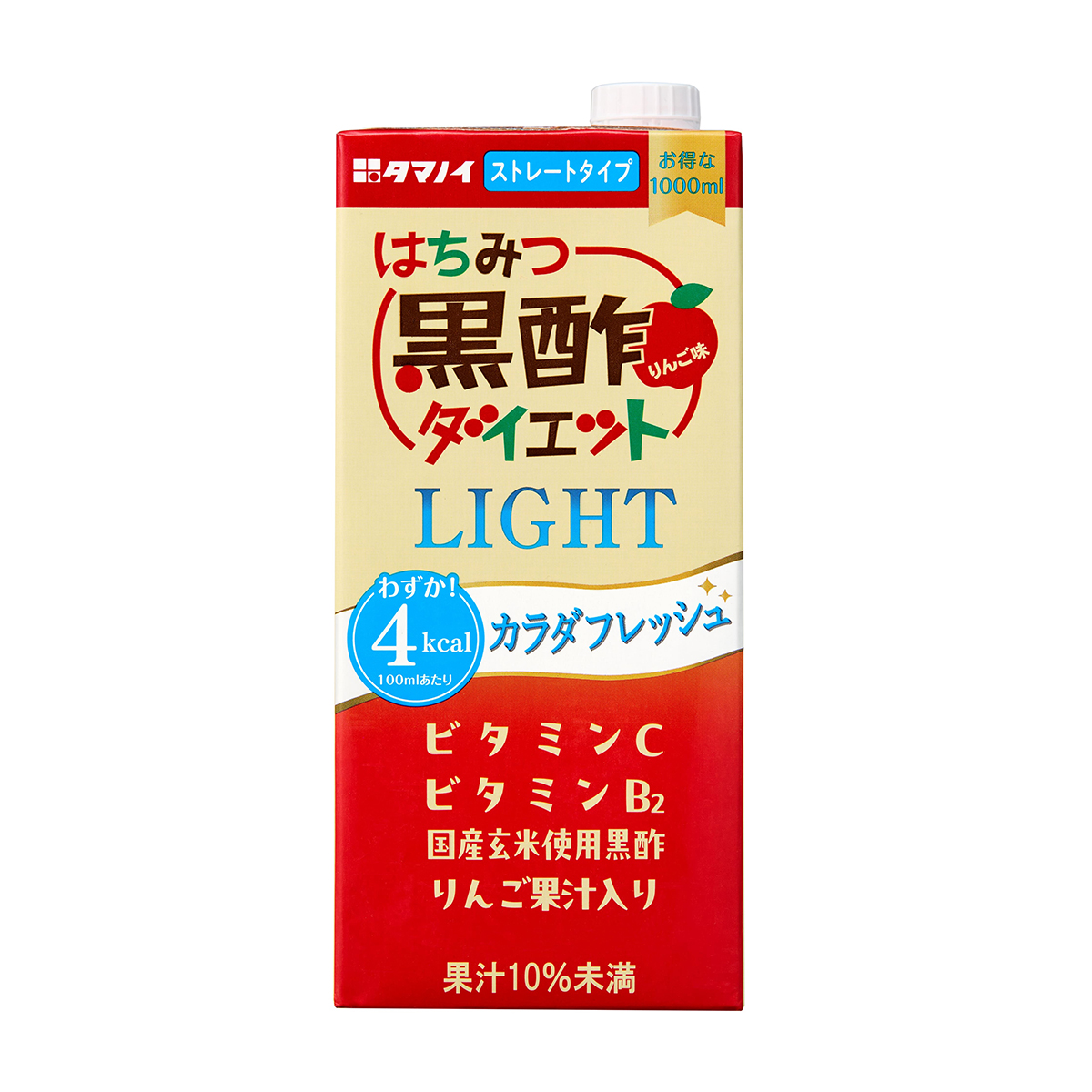 タマノイ酢　はちみつ黒酢ダイエットＬＩＧＨＴ　１ＬＢＰ