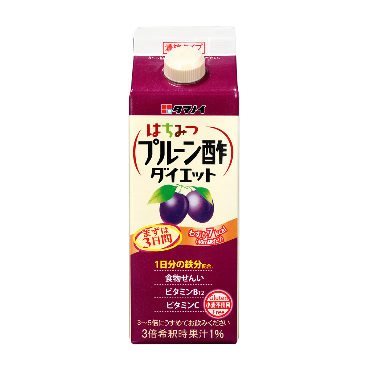 タマノイ酢　はちみつプルーン酢ダイエット濃縮タイプ　　５００ｍｌ　ＧＴＰ