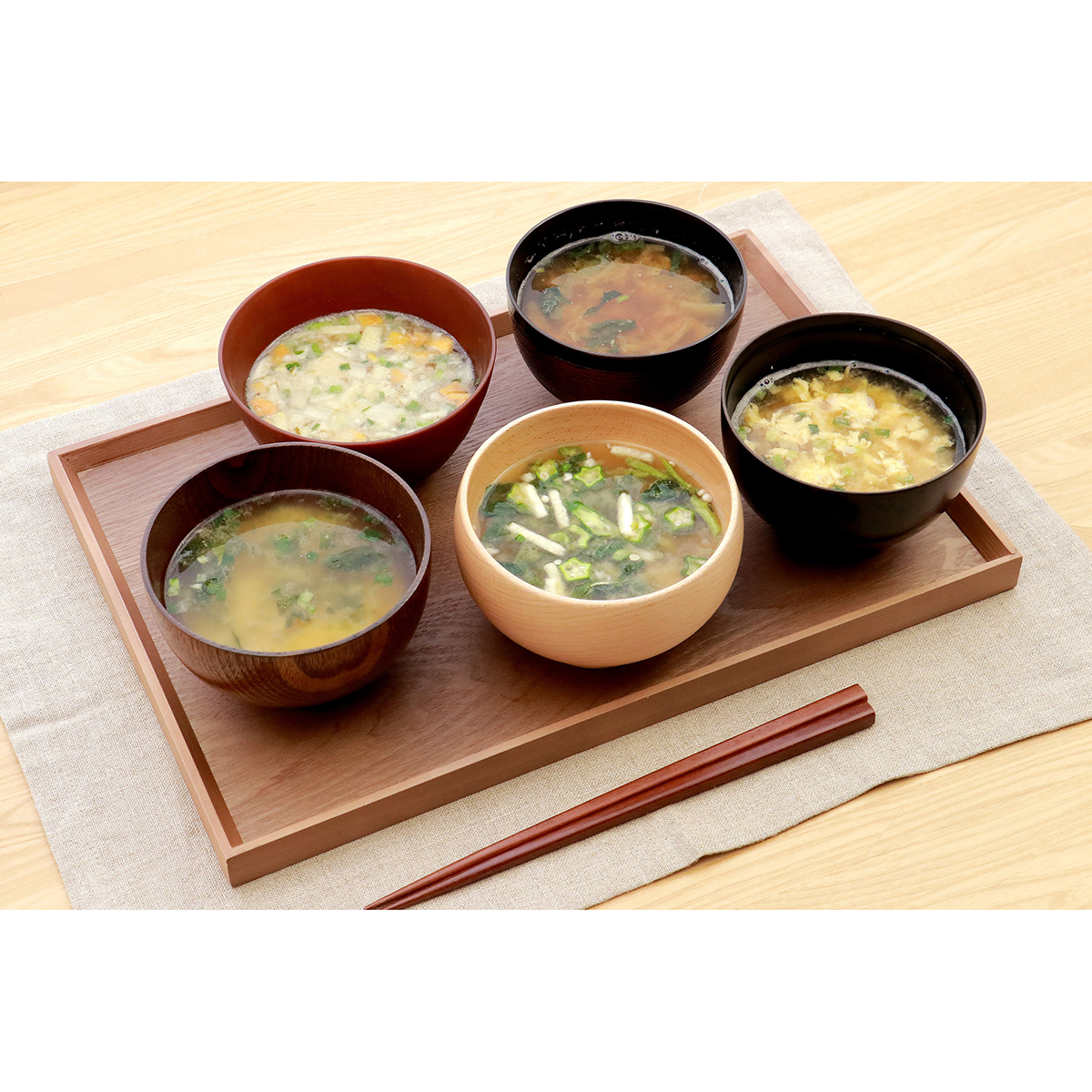 コスモス食品 しあわせいっぱいみそ汁5種10食セット 102.2g