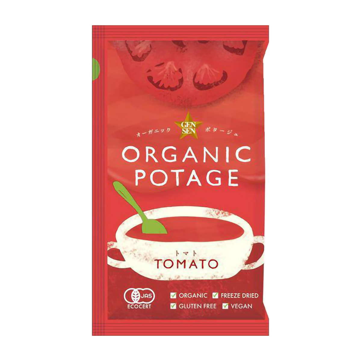 コスモス食品　ＧＥＮＳＥＮ　ＯＲＧＡＮＩＣ　ＰＯＴＡＧＥ　トマト　１６ｇ