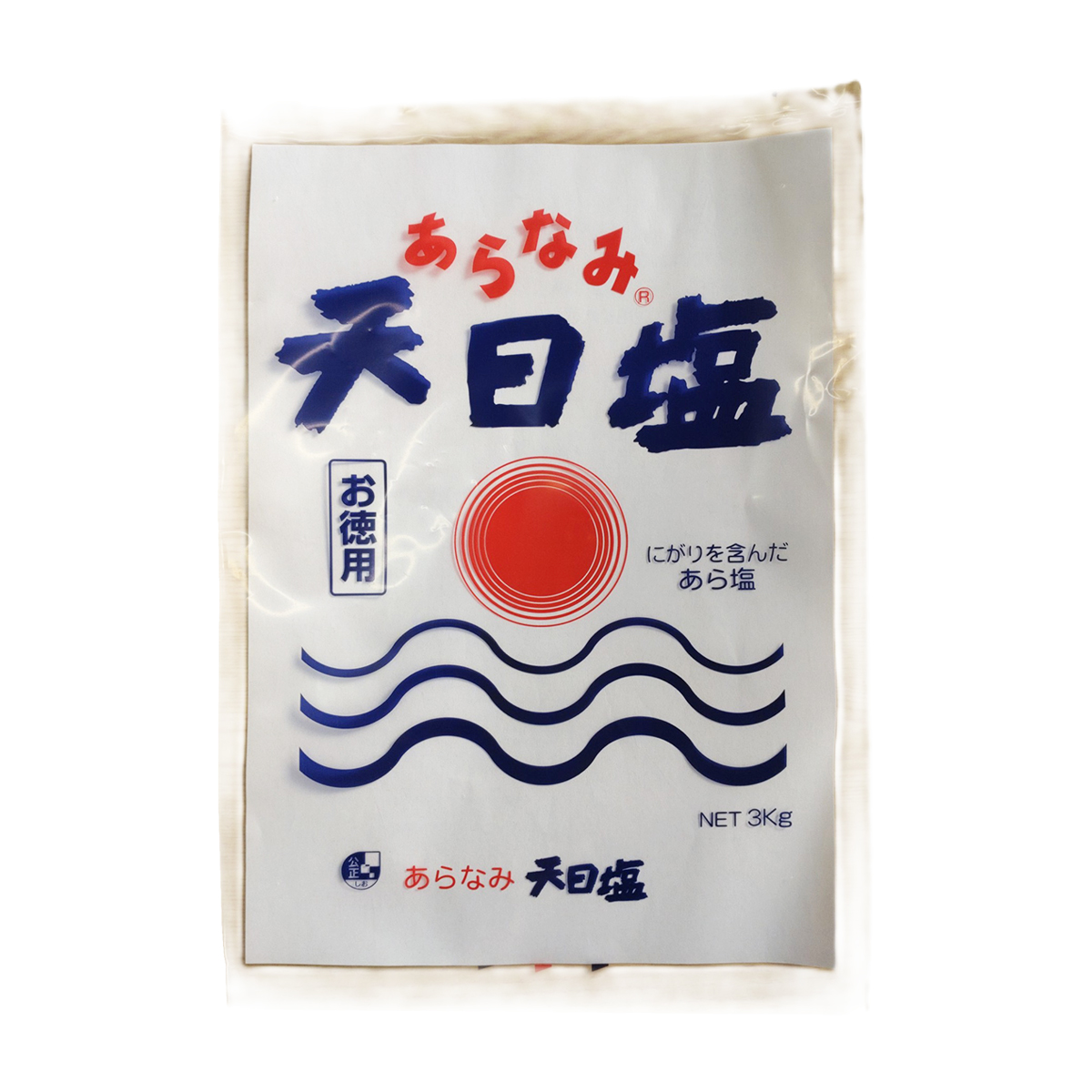 赤穂あらなみ塩　あらなみ天日塩　　３ｋｇ