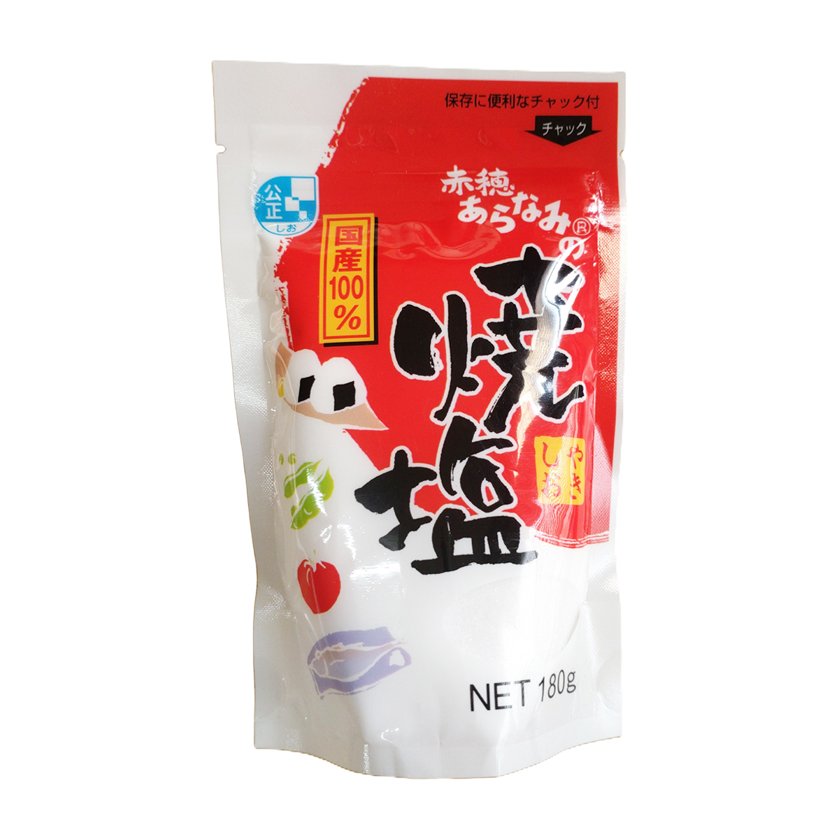 赤穂あらなみ塩　赤穂あらなみの焼塩　　１８０ｇ