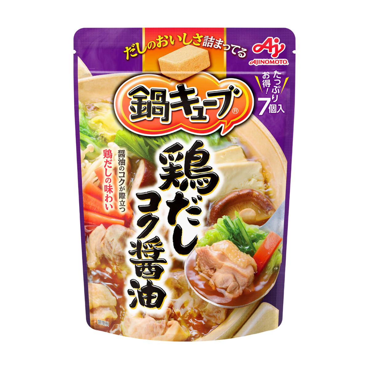 味の素　鍋キューブ　鶏だしコク醤油　７個入