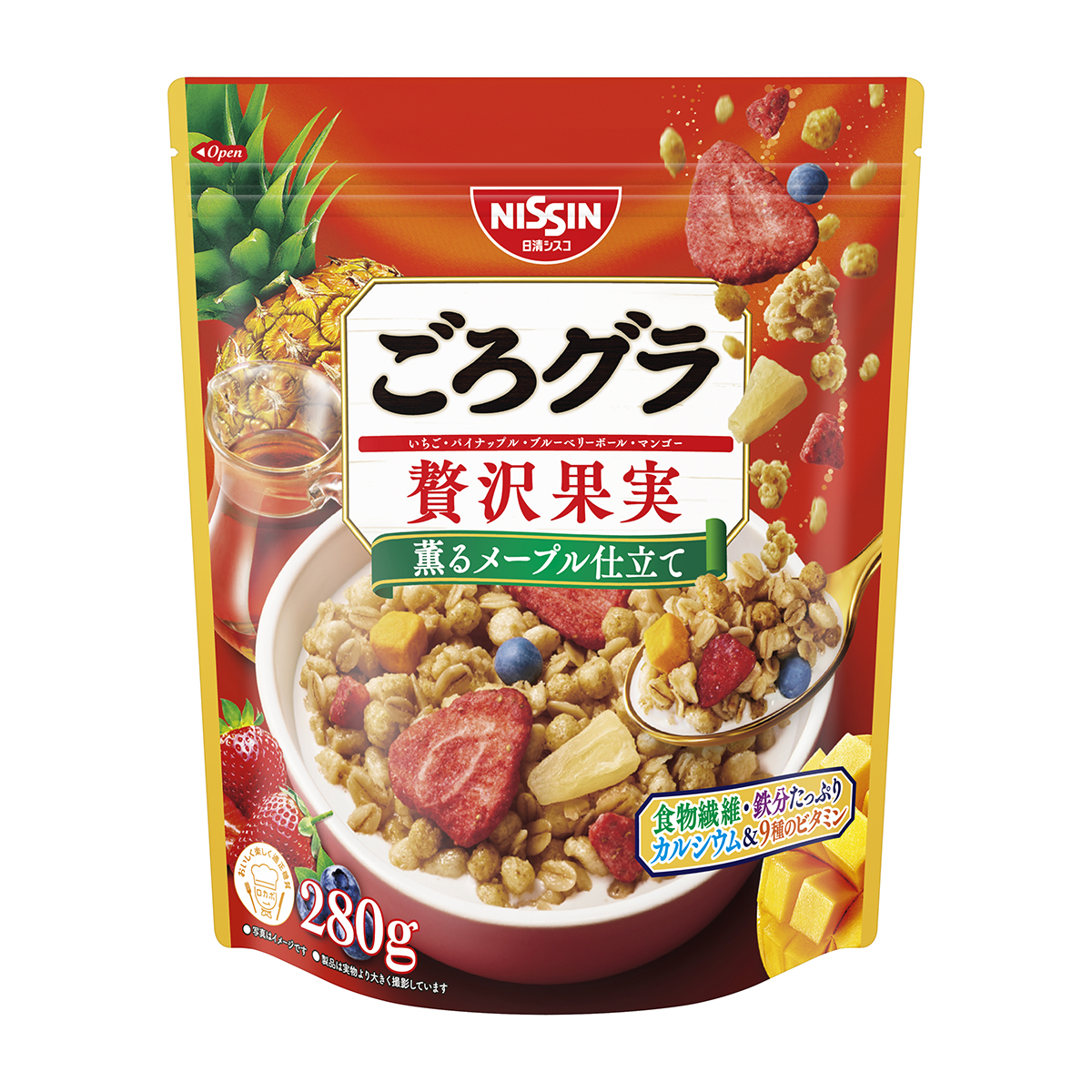 日清シスコ　ごろグラ　贅沢果実