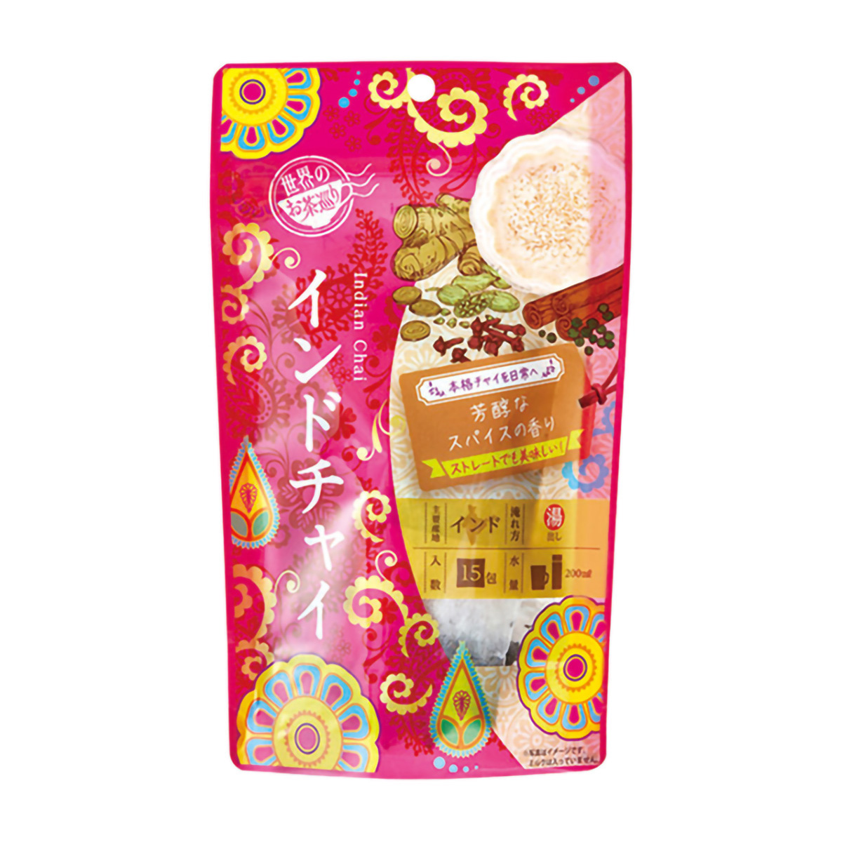 ＴｏｋｙｏＴｅａＴｒａｄｉｎｇ　世界のお茶巡り　インドチャイ　１．５ｇ×１５ｐ