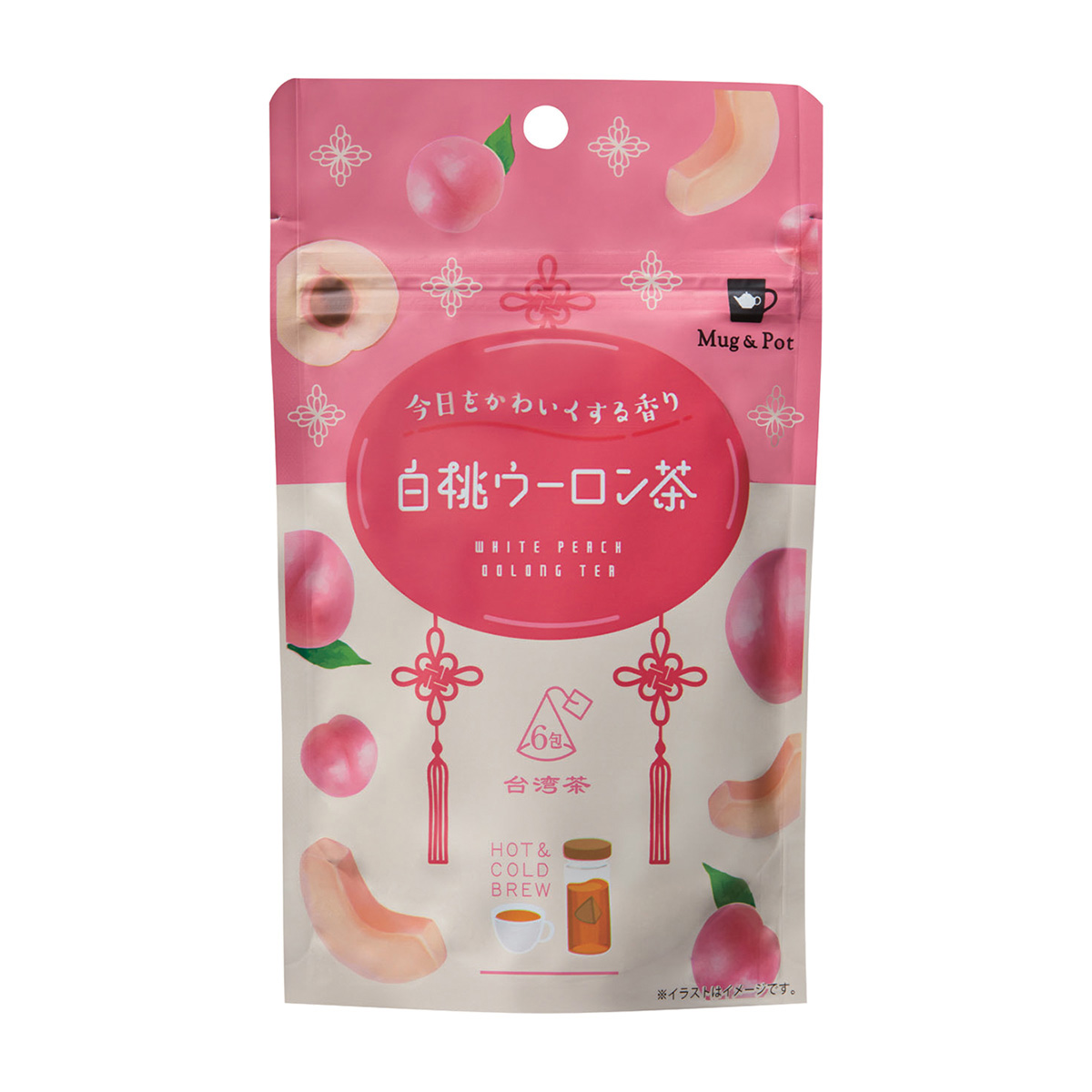 ＴｏｋｙｏＴｅａＴｒａｄｉｎｇ　Ｍｕｇ＆Ｐｏｔ　白桃烏龍茶　２ｇ×６Ｐ