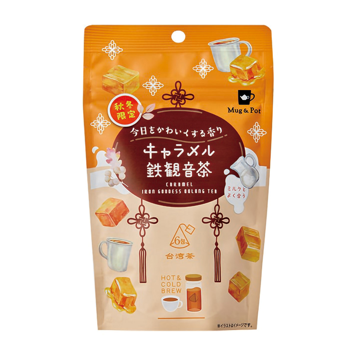 ＴｏｋｙｏＴｅａＴｒａｄｉｎｇ　Ｍｕｇ＆Ｐｏｔ　キャラメル鉄観音茶　２ｇ×６Ｐ