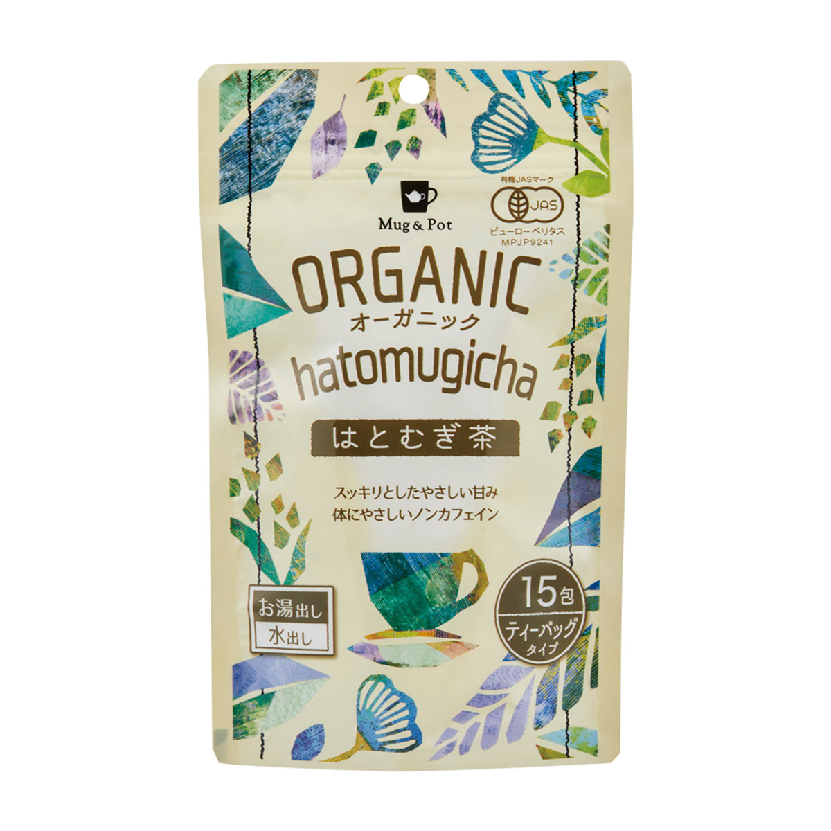 ＴｏｋｙｏＴｅａＴｒａｄｉｎｇ　Ｍｕｇ＆Ｐｏｔ　オーガニックはとむぎ茶　２．５ｇ×１５Ｐ