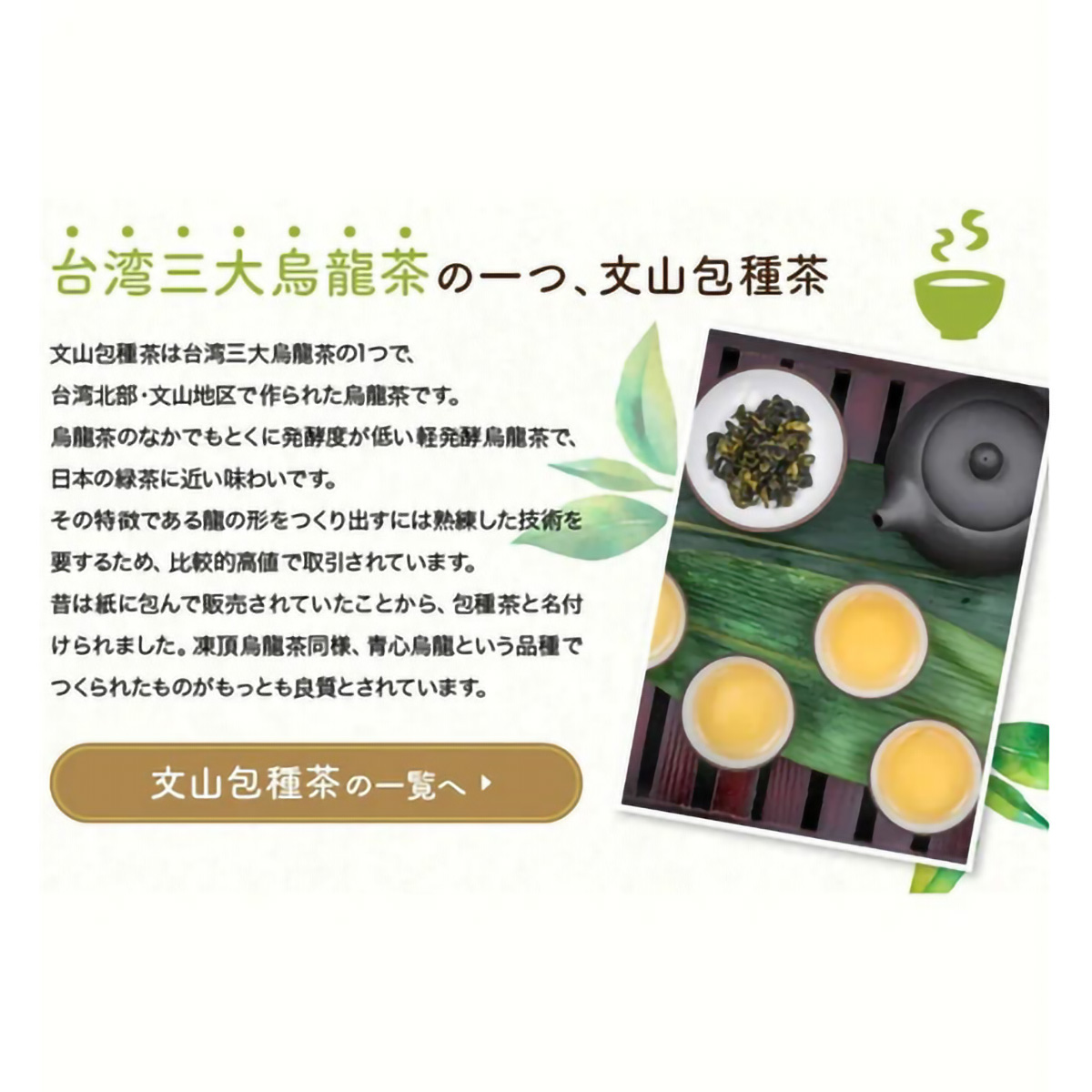 ＴｏｋｙｏＴｅａＴｒａｄｉｎｇ　久順銘茶　文山包種茶　４０ｇ