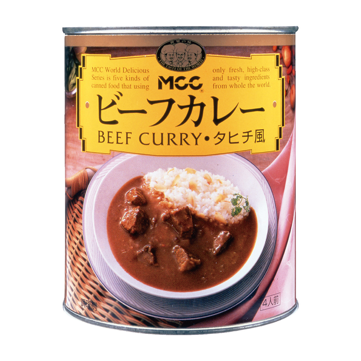 エム・シーシー食品　ビーフカレータヒチ風２号缶（８４０ｇ）