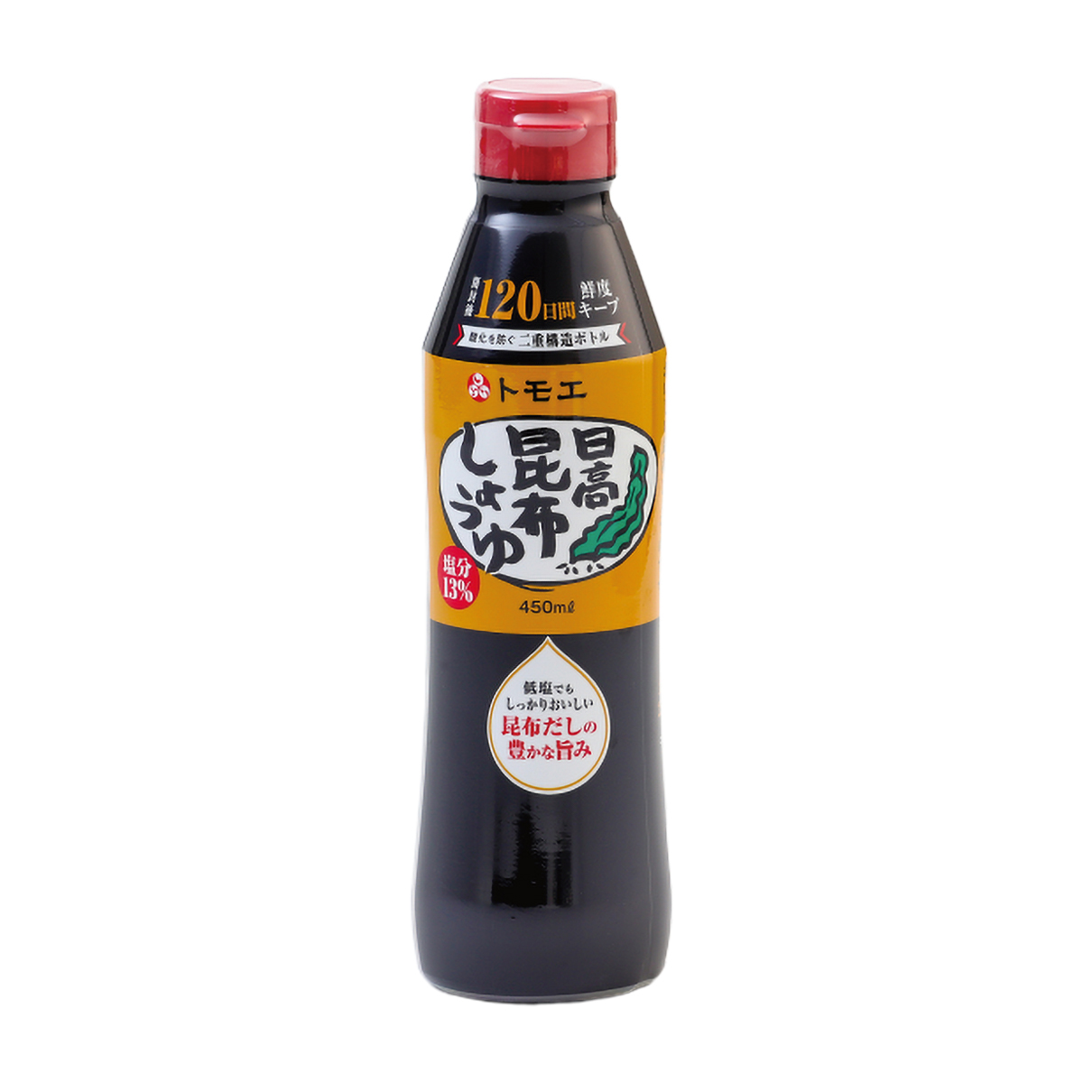 トモエ　日高昆布しょうゆ　４５０ｍｌ