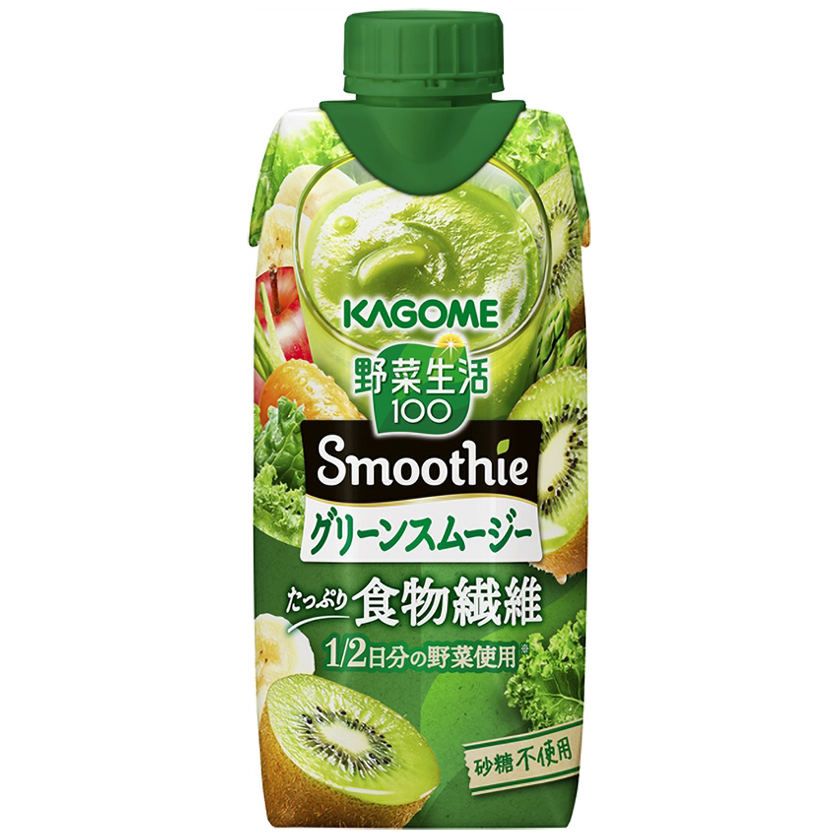 カゴメ　野菜生活Ｓｍｏｏｔｈｉｅ　グリーンスムージー３３０ｍｌ　【ケース１２本】