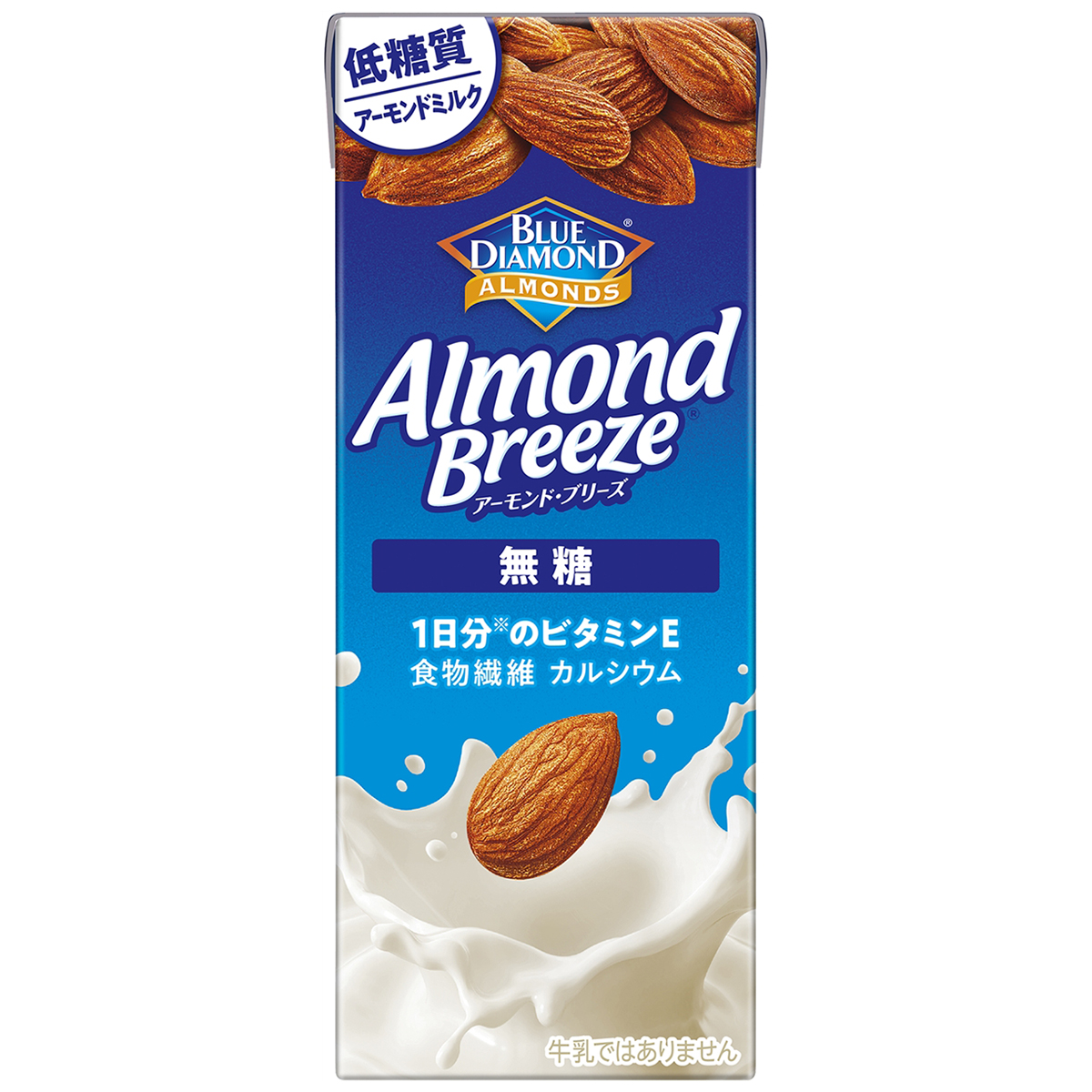 カゴメ　アーモンド・ブリーズ　無糖　２００ｍｌ【ケース１２本】