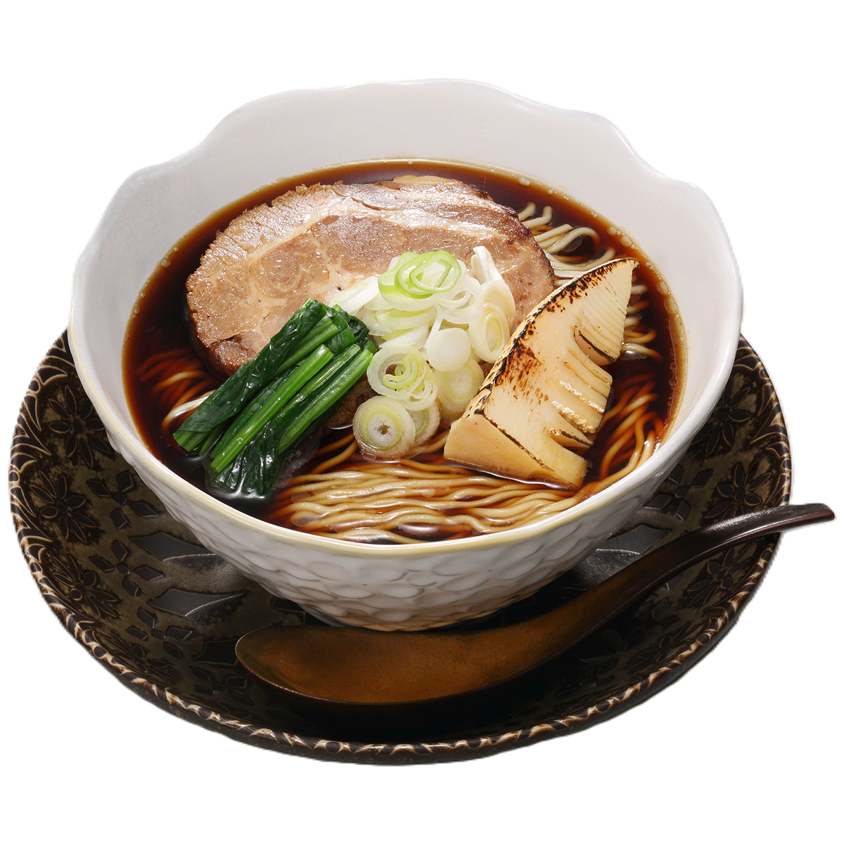 藤原製麺　千葉　黒揚羽森住　らぁ麺　黒中華醤油