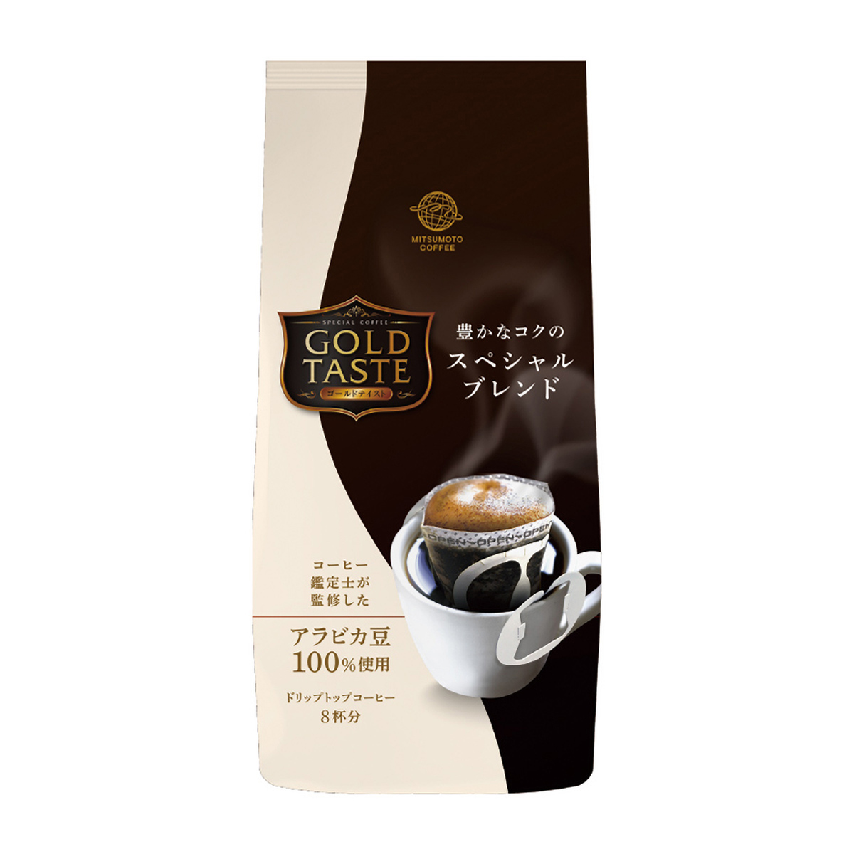 三本珈琲　ＧＯＬＤ　ＴＡＳＴＥ　ドリップトップ　豊かなコクのスペシャルブレンド８杯　