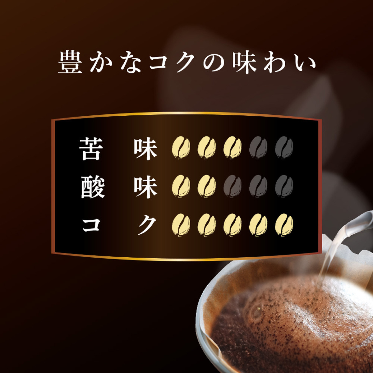三本珈琲　ＧＯＬＤ　ＴＡＳＴＥ　ドリップトップ　豊かなコクのスペシャルブレンド８杯　