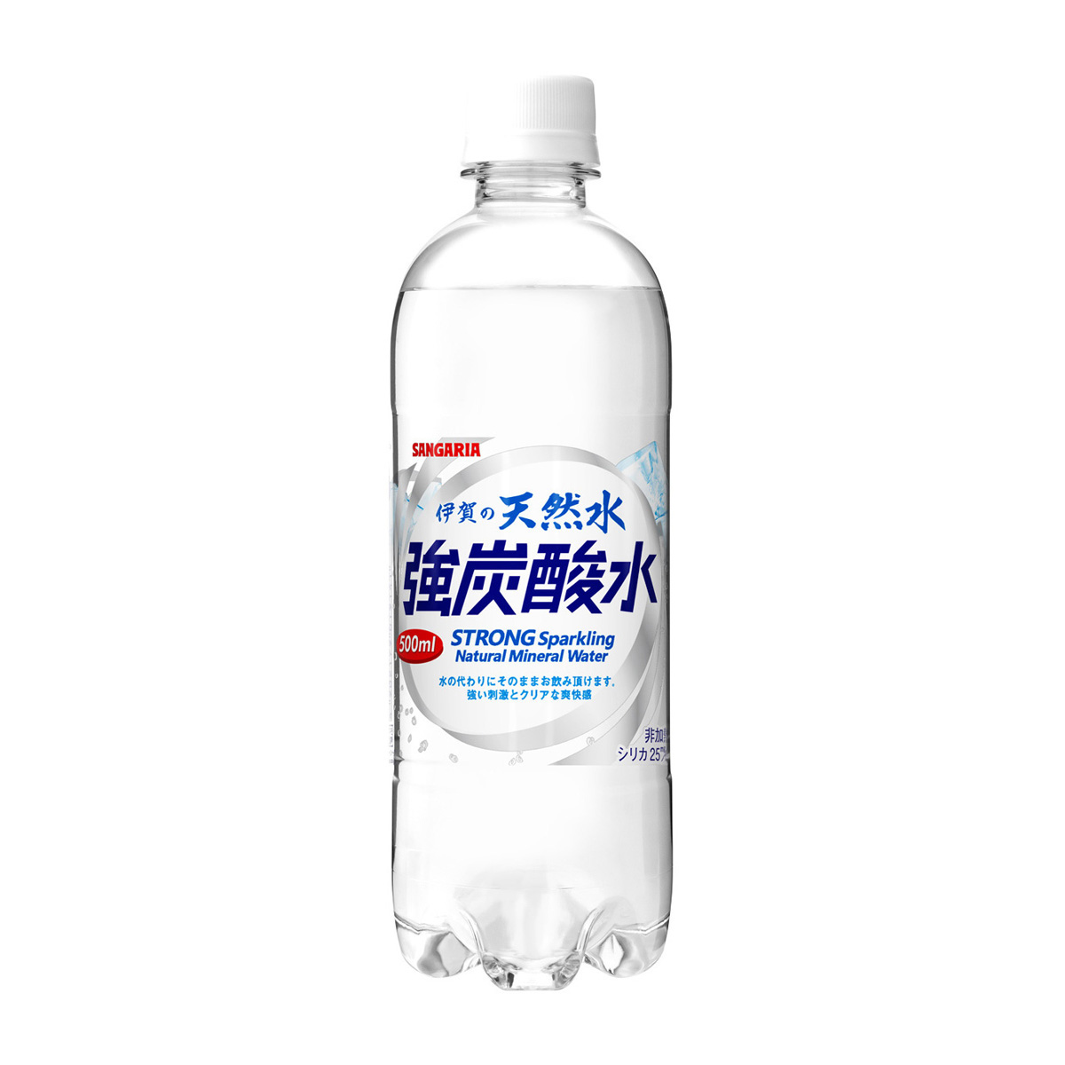 ippei 炭酸水 サンガリア 伊賀の天然水強炭酸水 500mL 261130 | かぜとゆき