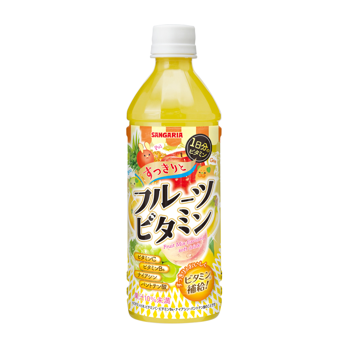 サンガリア すっきりとフルーツビタミン 500mL 261231 | かぜとゆき