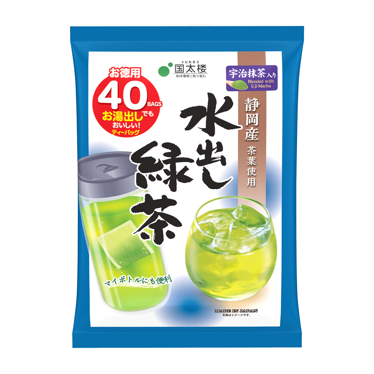 国太楼 宇治抹茶入り水出し緑茶TB40P | かぜとゆきオンラインショップ