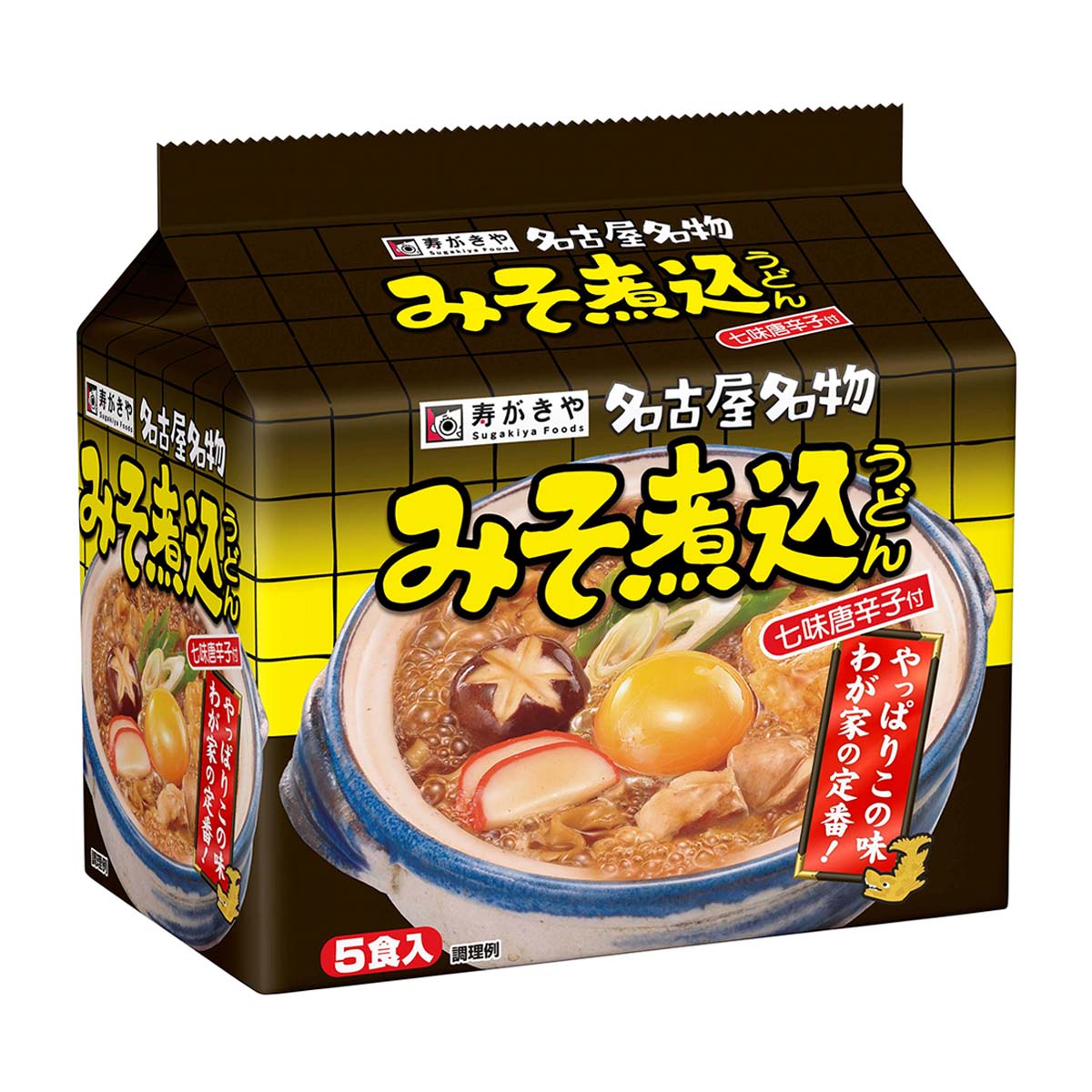 寿がきや 5食入みそ煮込460g | かぜとゆきオンラインショップ