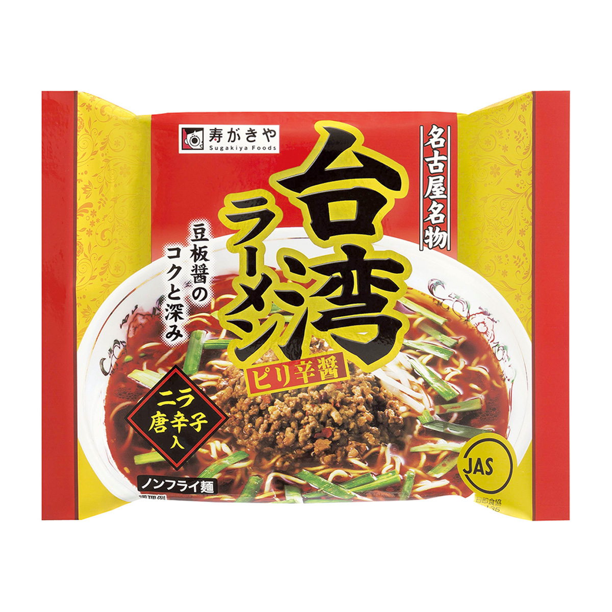 寿がきや 台湾ラーメンピリ辛醤110g | かぜとゆきオンラインショップ