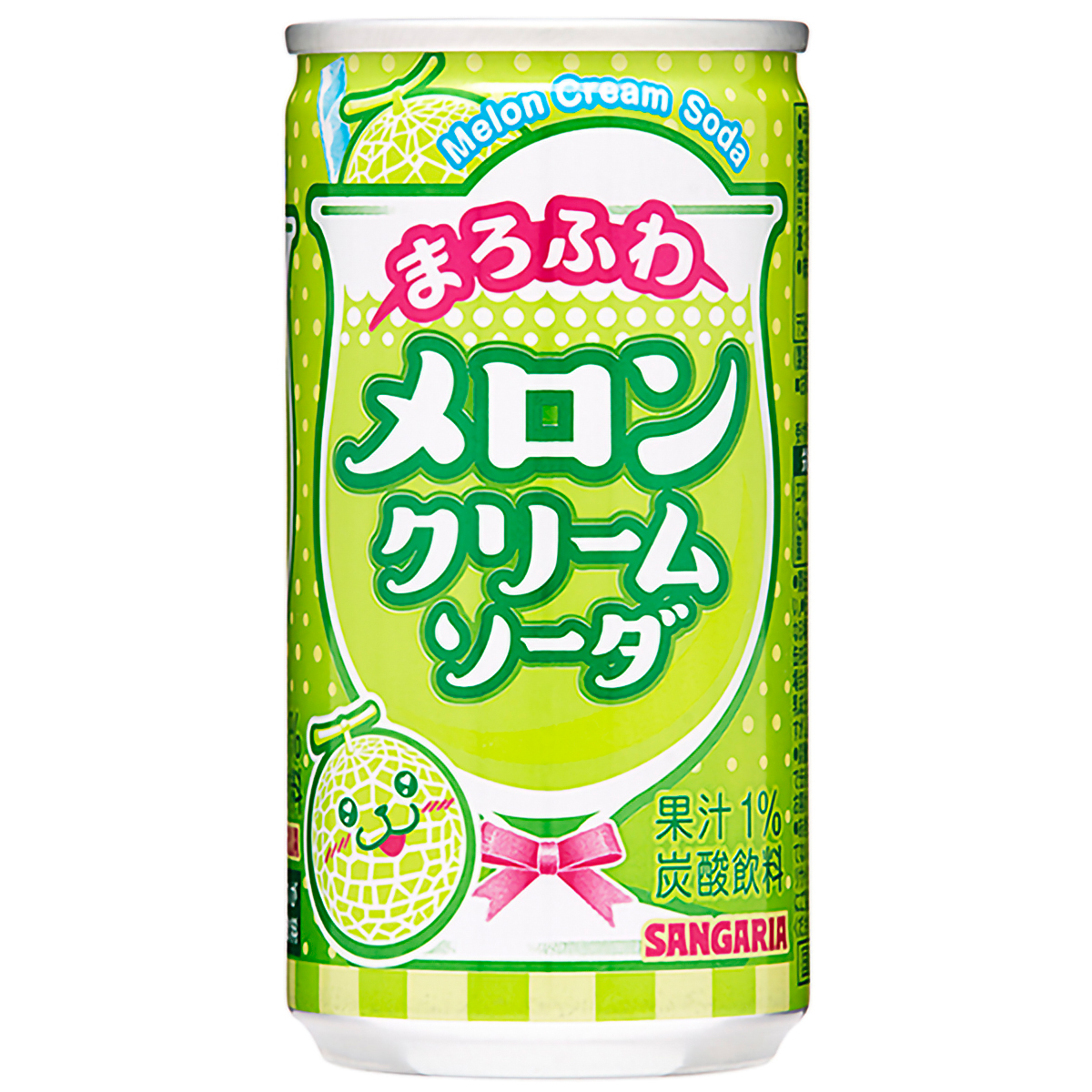 サンガリア まろふわメロンクリームソーダ190g【ケース30本】 270331