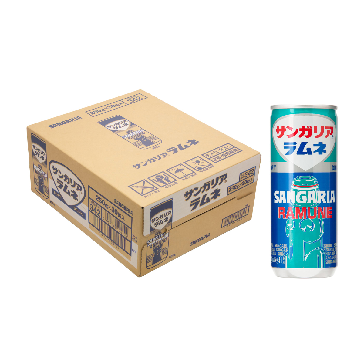 サンガリア ラムネ250g【ケース30本】 270630 | かぜとゆきオンライン