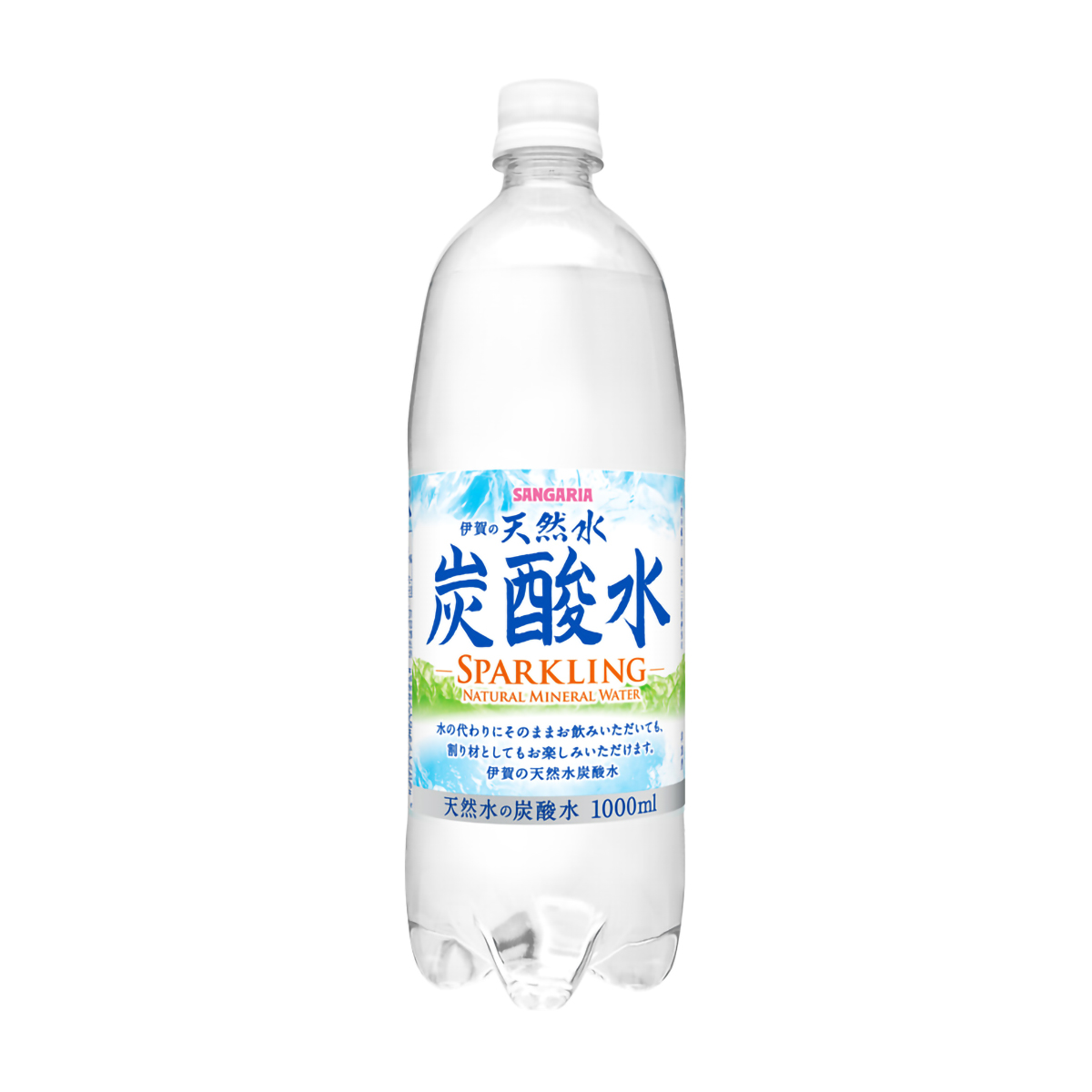 サンガリア 伊賀の天然水 炭酸水1000ml 270101 | かぜとゆきオンライン