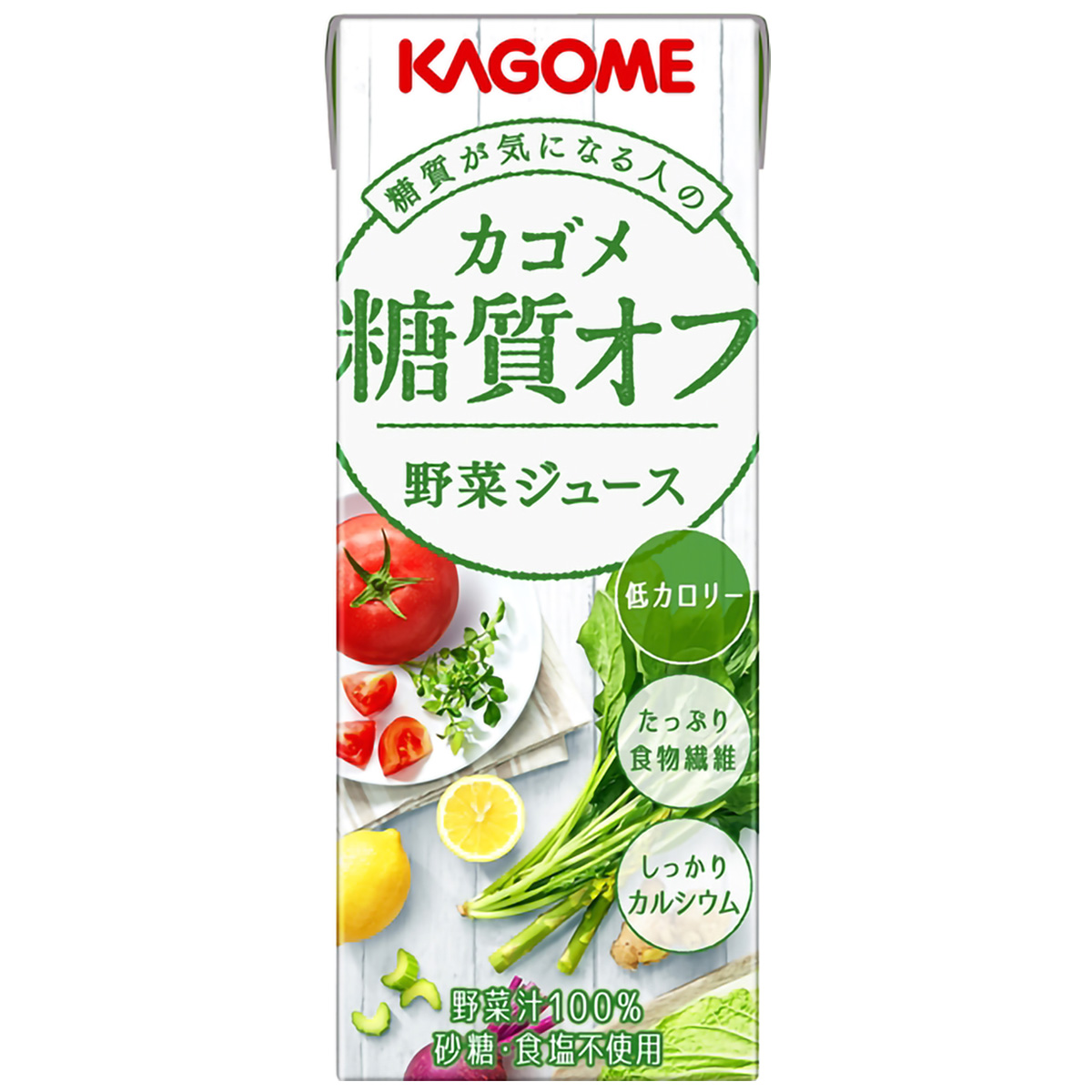 カゴメ糖質オフ野菜ジュース200ml ＜ケース12本＞ | かぜとゆき