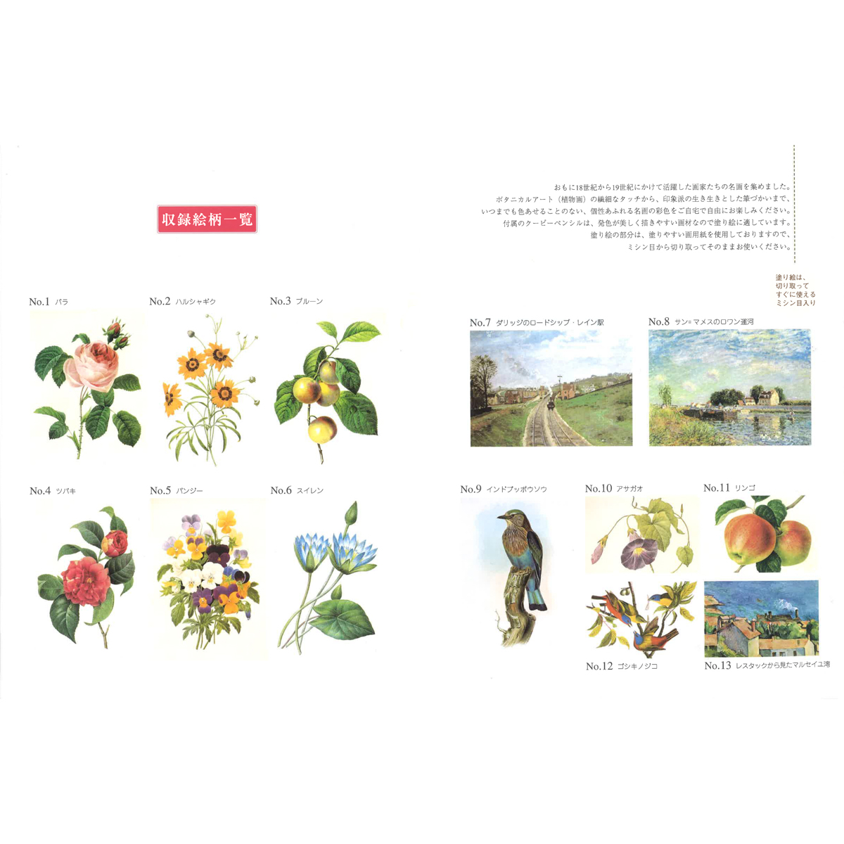 大人の塗り絵　クーピーＢＯＸ
