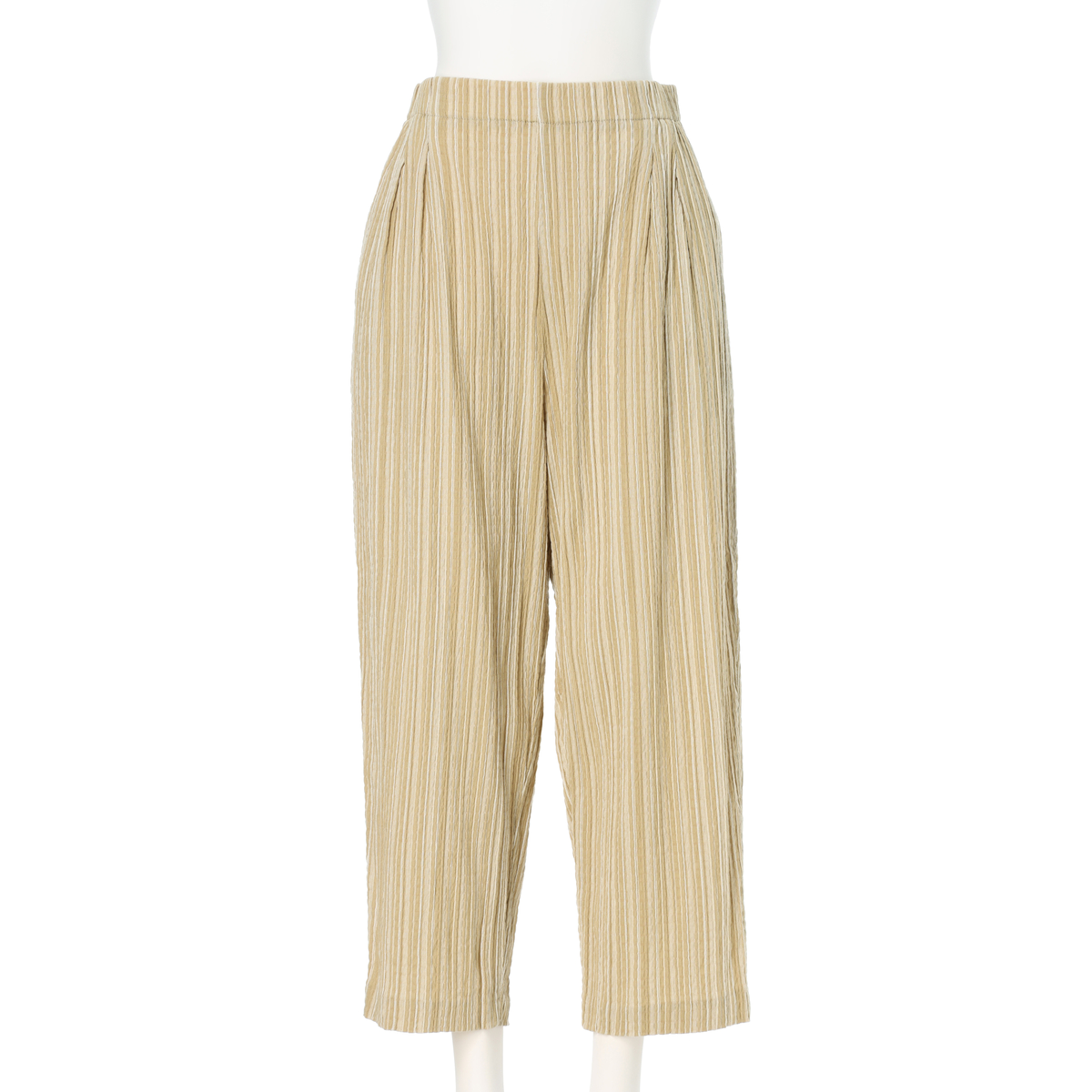 尾州ドビーストライプコクーンパンツ